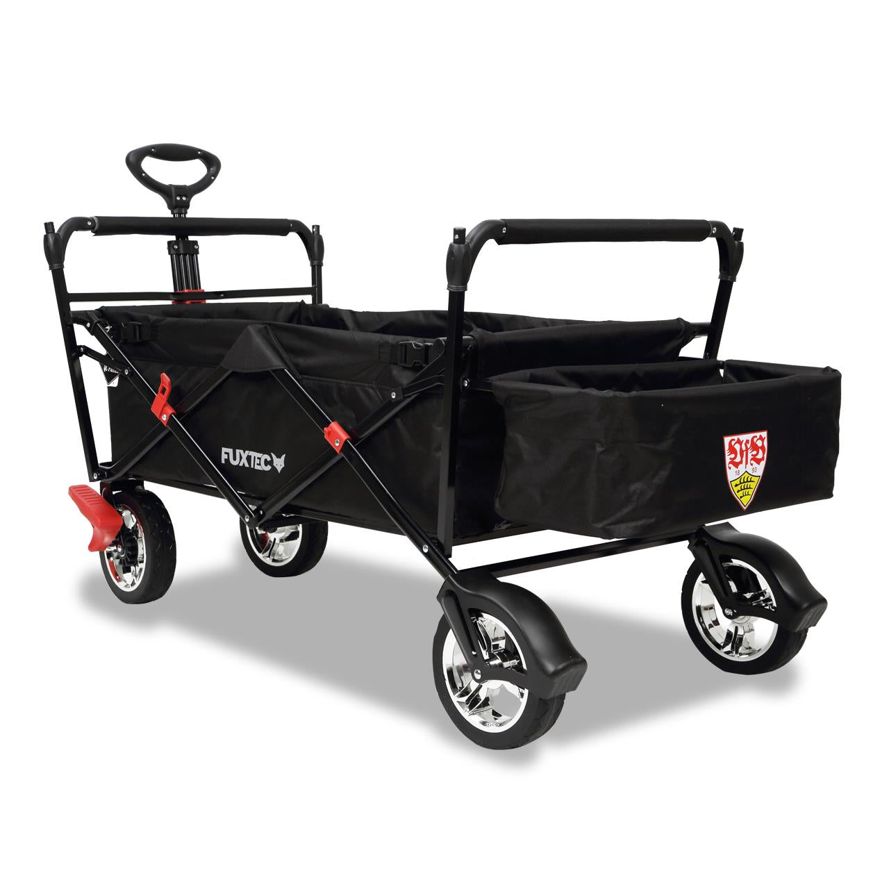 B-WARE FUXTEC Bollerwagen FX-CT500  "VfB Stuttgart"-Edition mit Sonnendach