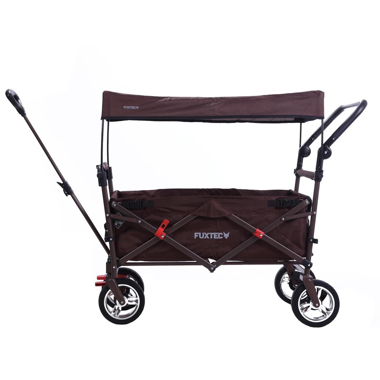 B-Ware Bollerwagen FX-CT700 mit UV-geschütztem Sonnendach und zusätzlichem Schiebegriff