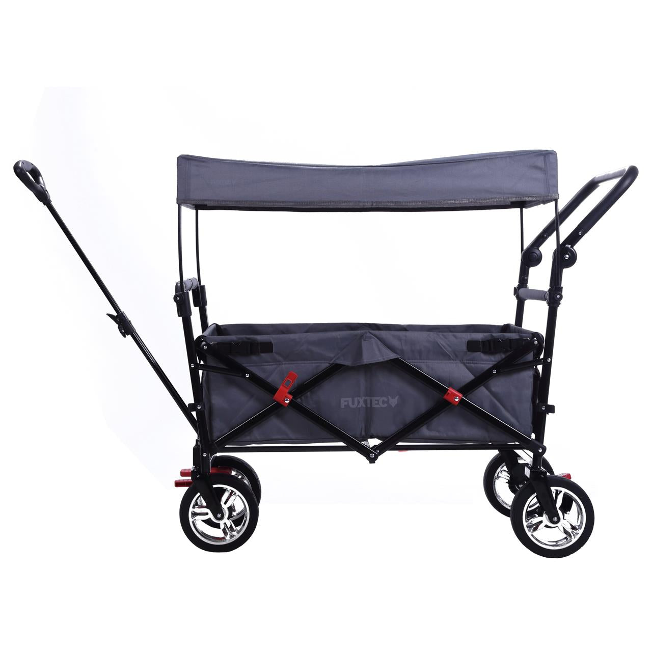 B-Ware Bollerwagen FX-CT700 mit UV-geschütztem Sonnendach und zusätzlichem Schiebegriff