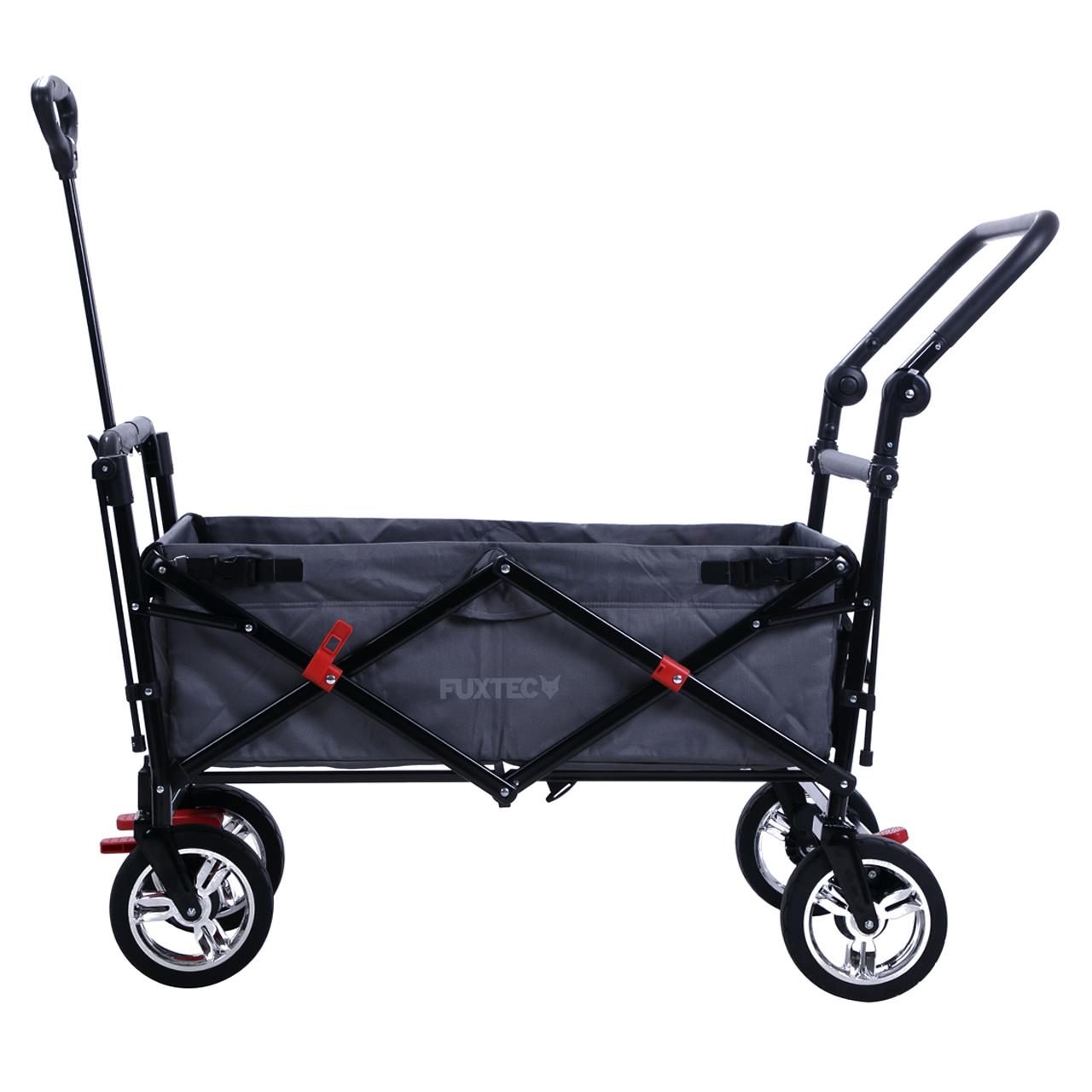B-Ware Bollerwagen FX-CT700 mit UV-geschütztem Sonnendach und zusätzlichem Schiebegriff