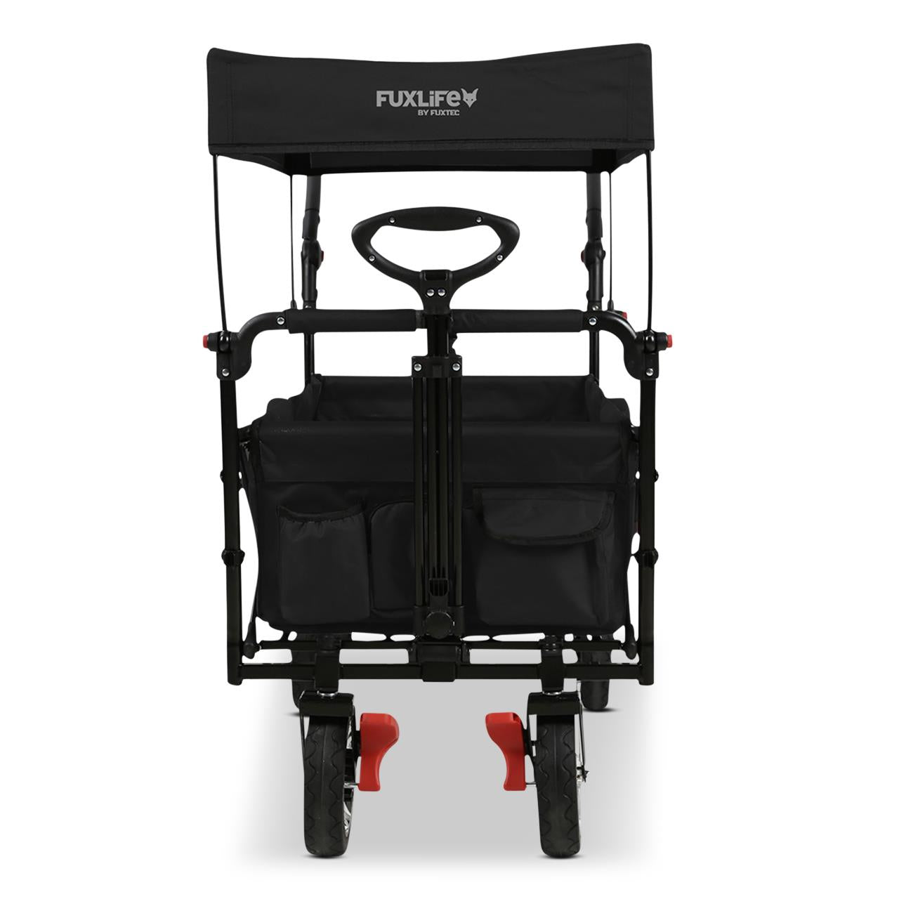 B-Ware FUXTEC Bollerwagen FX-CT800 mit UV-geschütztem Sonnendach,Schiebegriff & Innenraumverlängerung