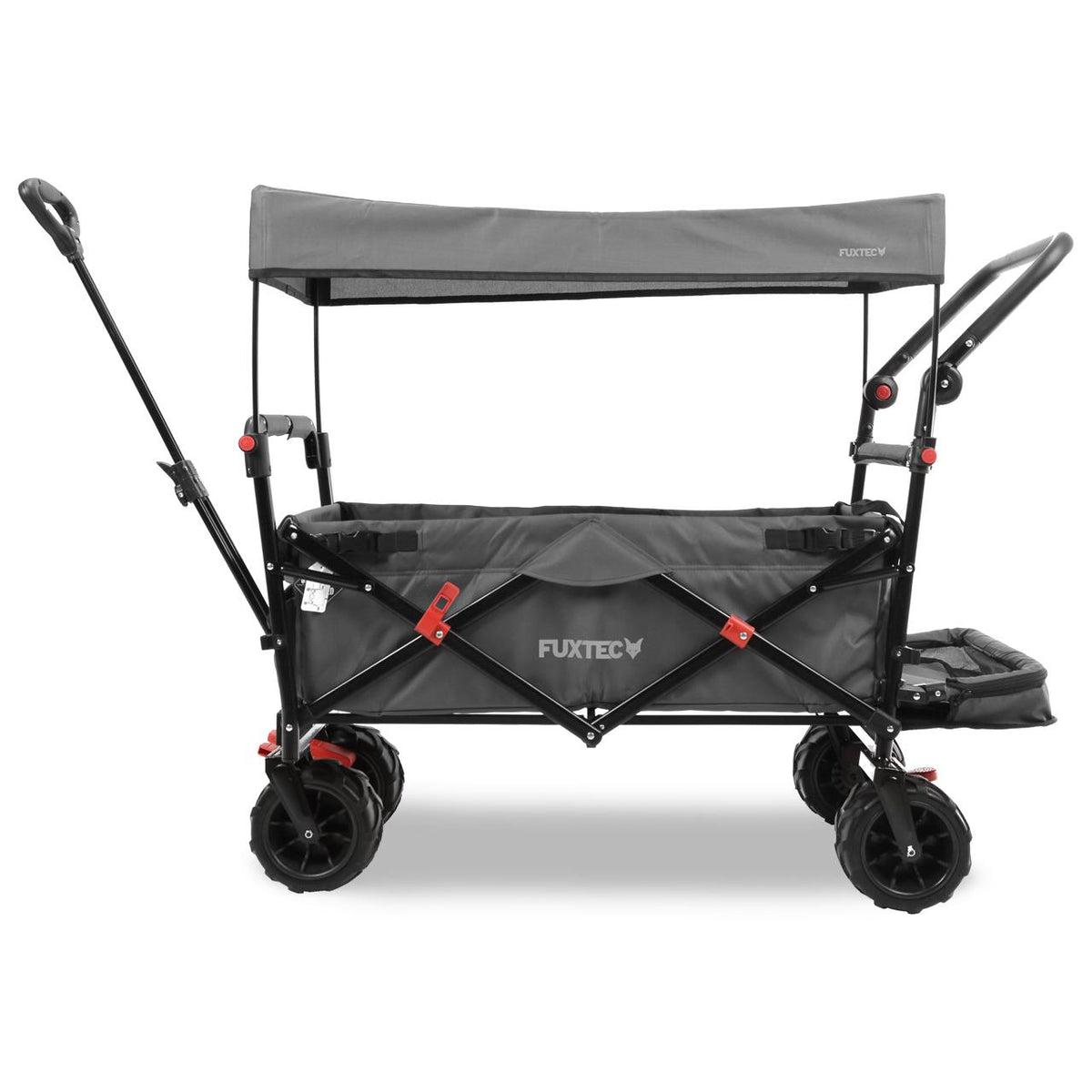 fuxtec bollerwagen als fahrradanhänger FUXTEC Strand-Bollerwagen FX-CTB800 mit UV-geschütztem Sonnendach,Schi