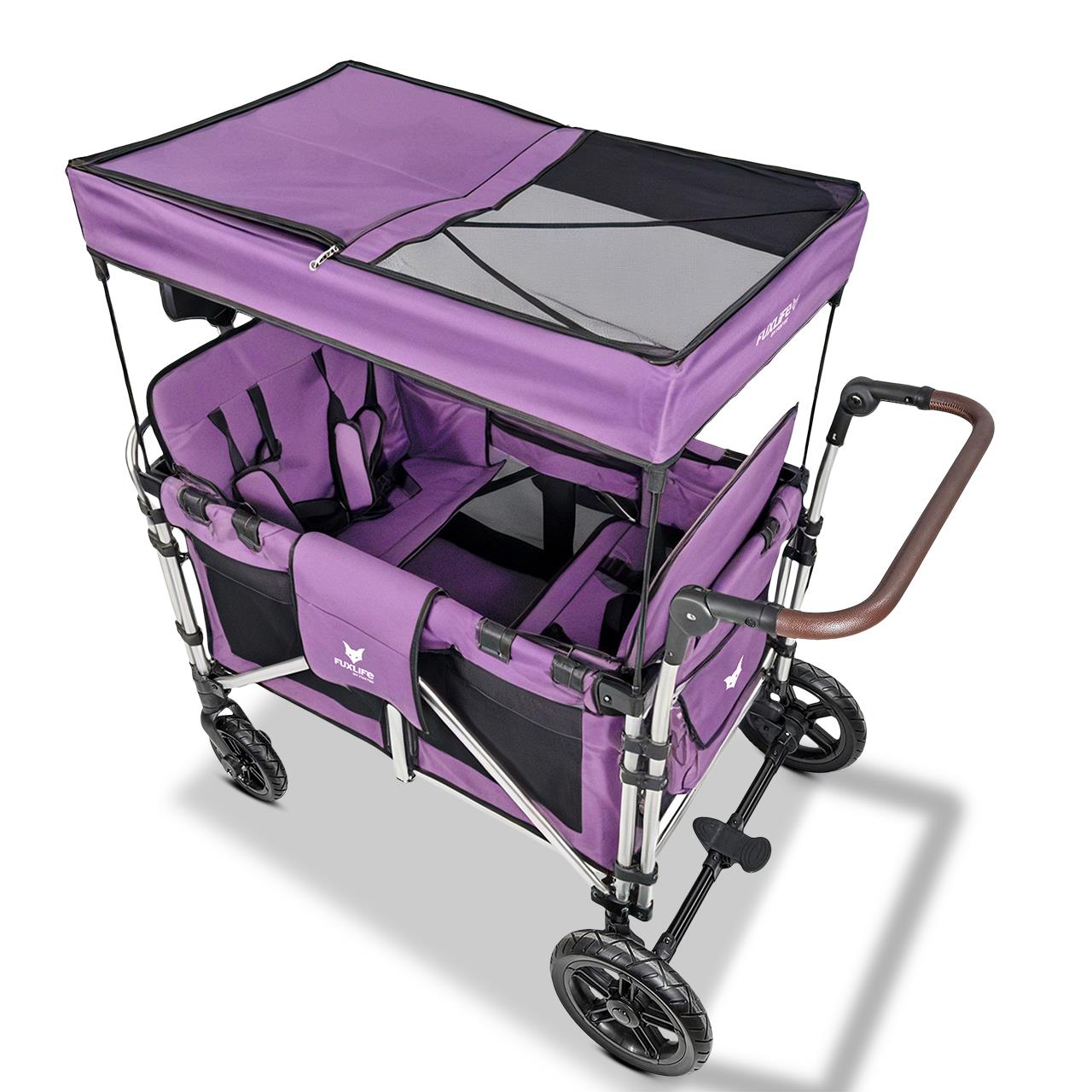 FUXLIFE Premium Bollerwagen 4-Sitzer FX-CTXL900