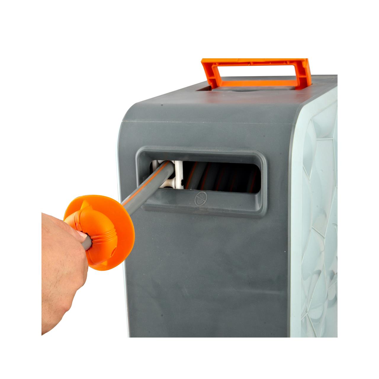 B-WARE 30m moderner exklusiver quadratischer Schlauchaufroller