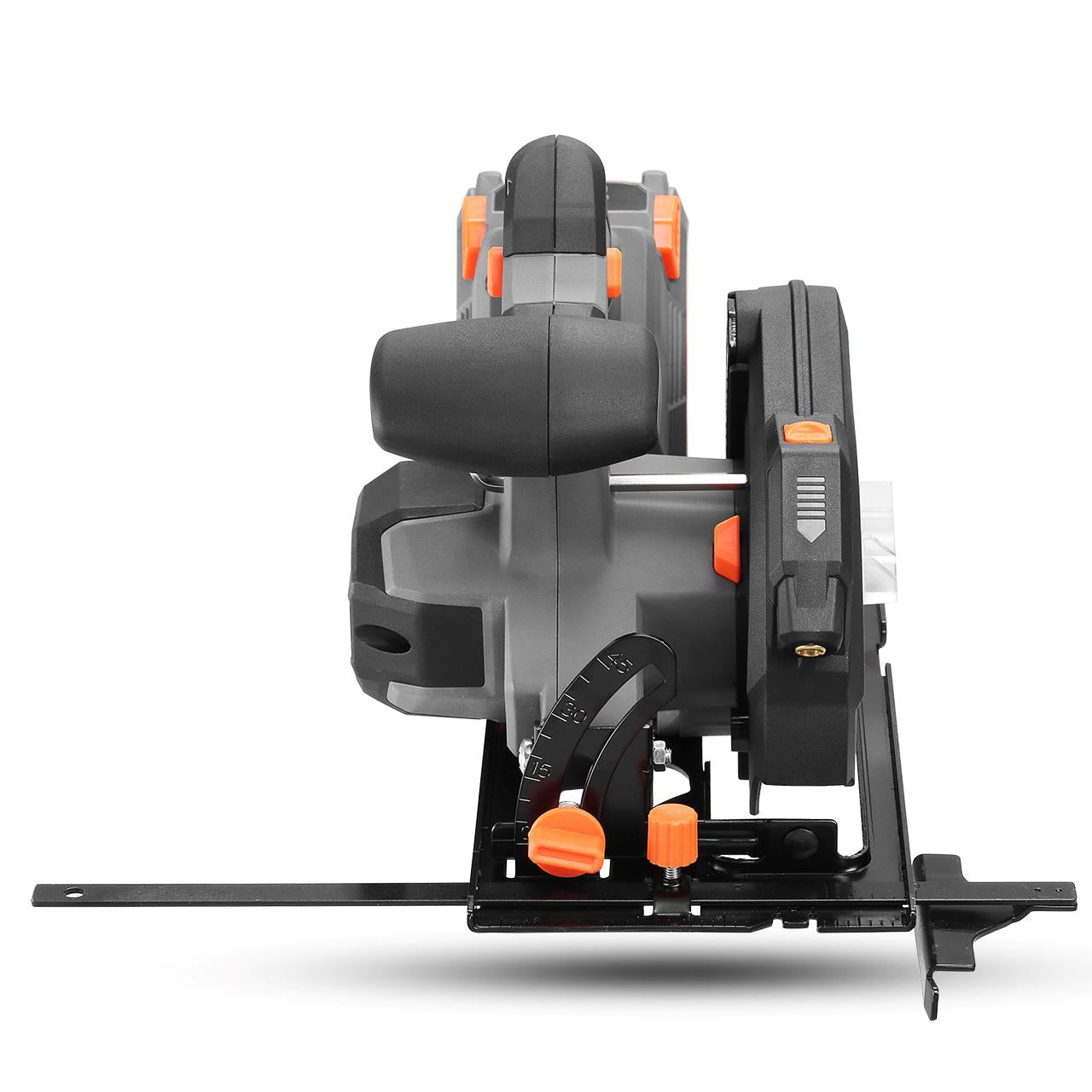 B-WARE FUXTEC 20V Akku Handkreissäge FX-E1CS20 SET mit 1 x Akku 4Ah, 1 x Ladegerät 1A