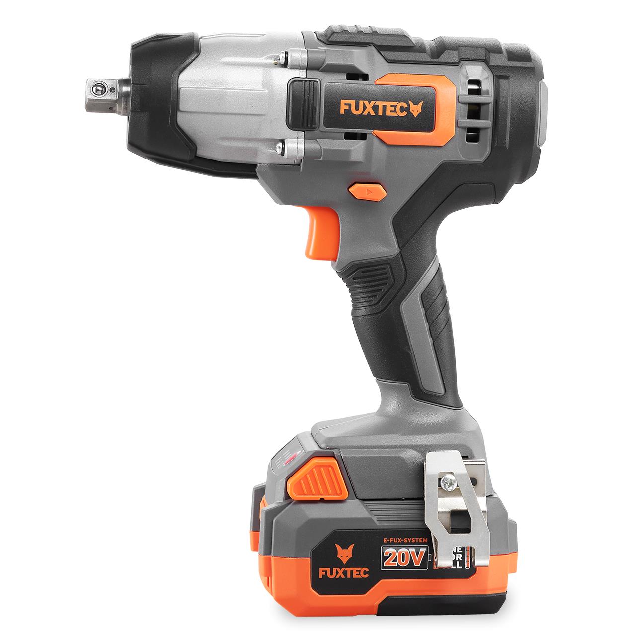 B-WARE FUXTEC 20V Akku Schlagschrauber FX-E1IW20 SET mit 1 x Akku 4Ah, 1 x Ladegerät 1A