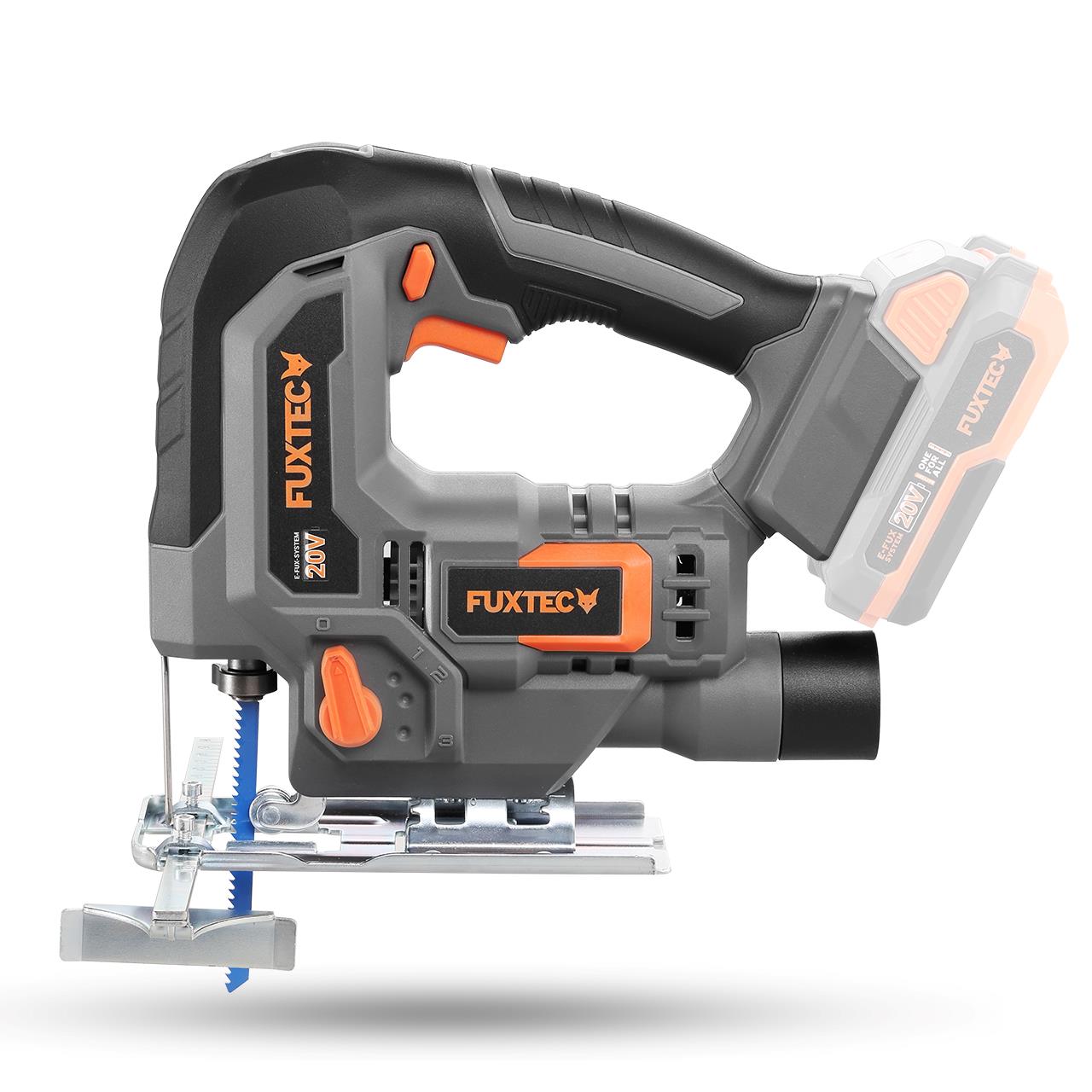 B-WARE FUXTEC 20V Akku Stichsäge FX-E1JS20 ohne Akkupack, ohne Ladegerät