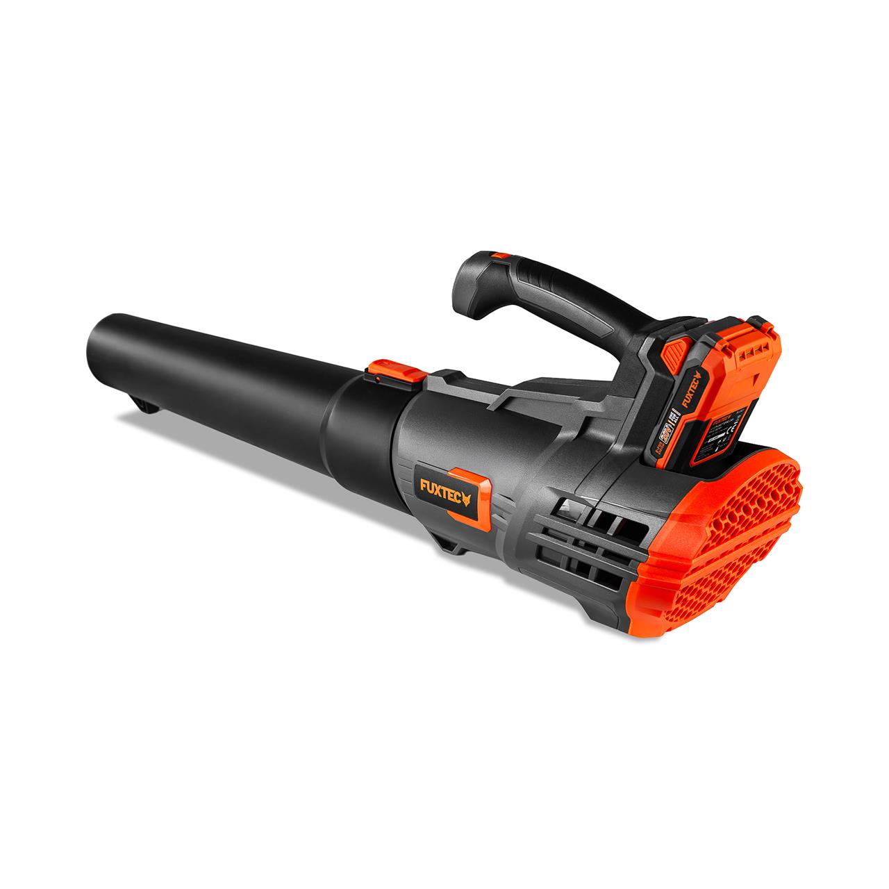 B-WARE FUXTEC 20V Akku Laubbläser FX-E1LB20 SET 1 mit 1 x Akku 4Ah, 1 x Ladegerät 2,4A