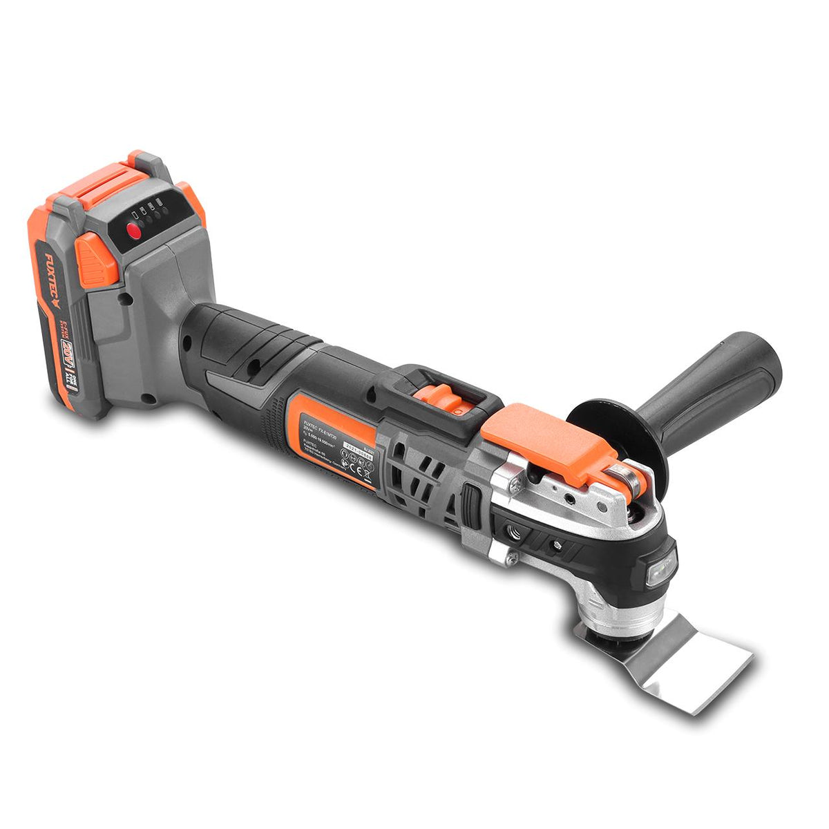 Bild 1 B-WARE FUXTEC 20V Akku Multifunktionstool FX-E1MT20 SET mit 1 x Akku 2Ah, 1 x Ladegerät 1A