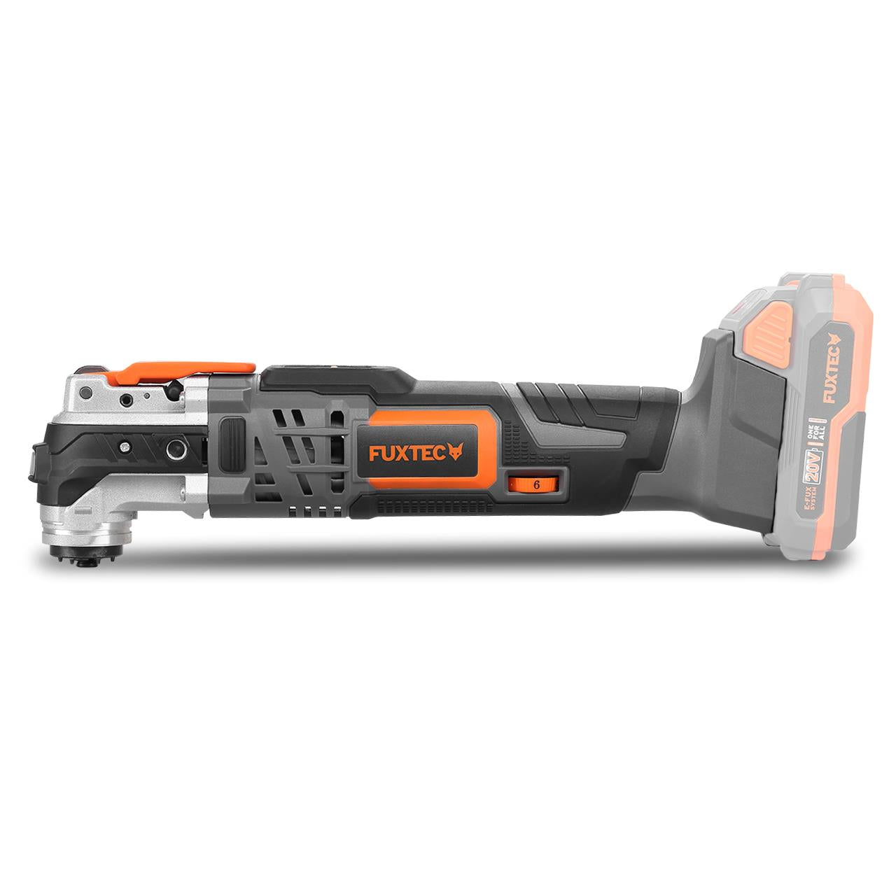 B-WARE FUXTEC 20V Akku Multifunktionstool FX-E1MT20 ohne Akkupack, ohne Ladegerät