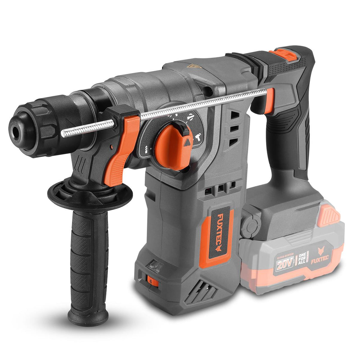 Bild 1 B-WARE FUXTEC 20V Akku Bohrhammer FX-E1RH20 ohne Akkupack, ohne Ladegerät