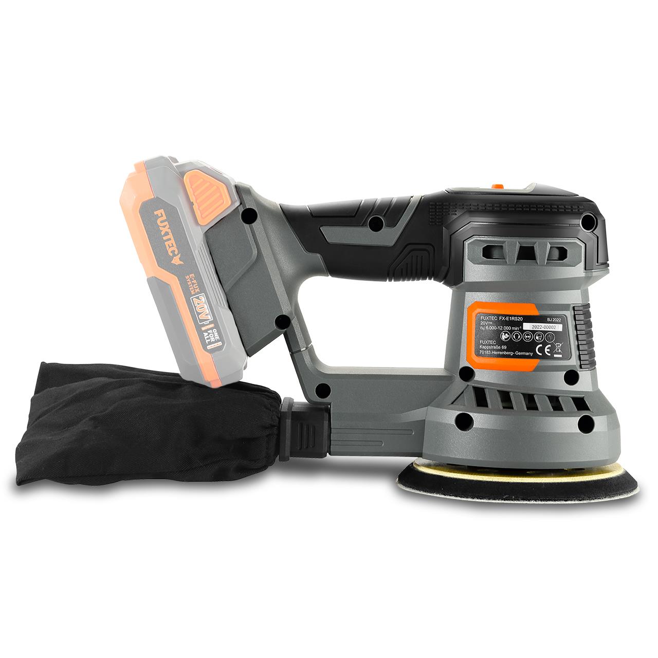 B-WARE FUXTEC 20V Akku Rotationsschleifer FX-E1RS20 ohne Akkupack, ohne Ladegerät