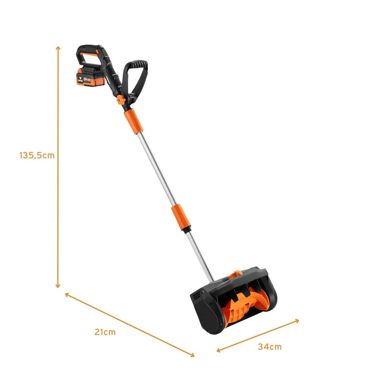 B-WARE FUXTEC Akku-Schneefräse FX-E1SCH20SET inkl. Akku & Ladegerät
