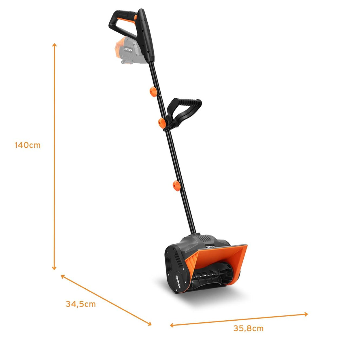 Bild 1 FUXTEC Akku Schneefräse FX-E1SCH20 ohne Akku und Ladegerät
