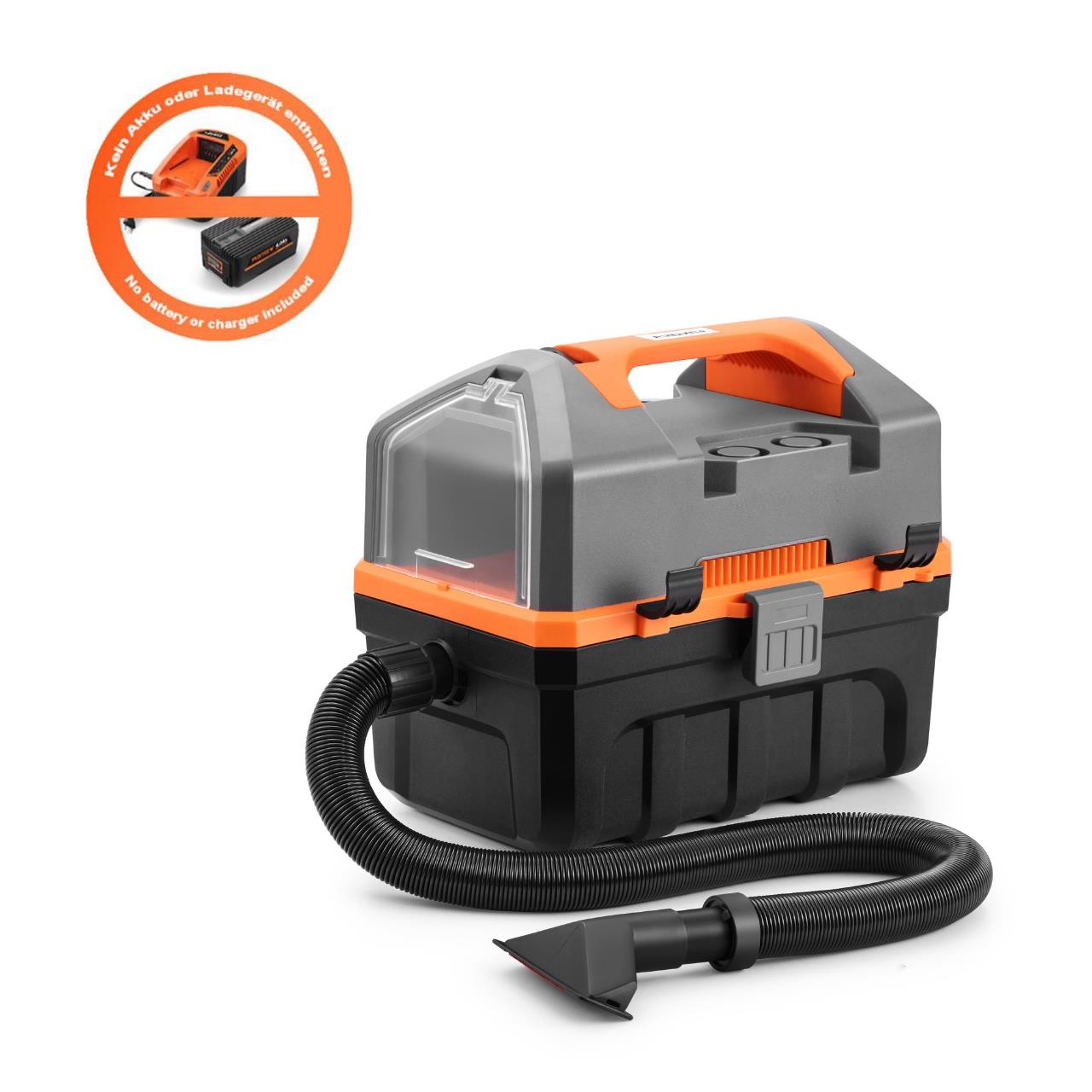 B-WARE FUXTEC Akku Nass-/Trockensauger ohne Akku, ohne Ladegerät FX-E1VC20
