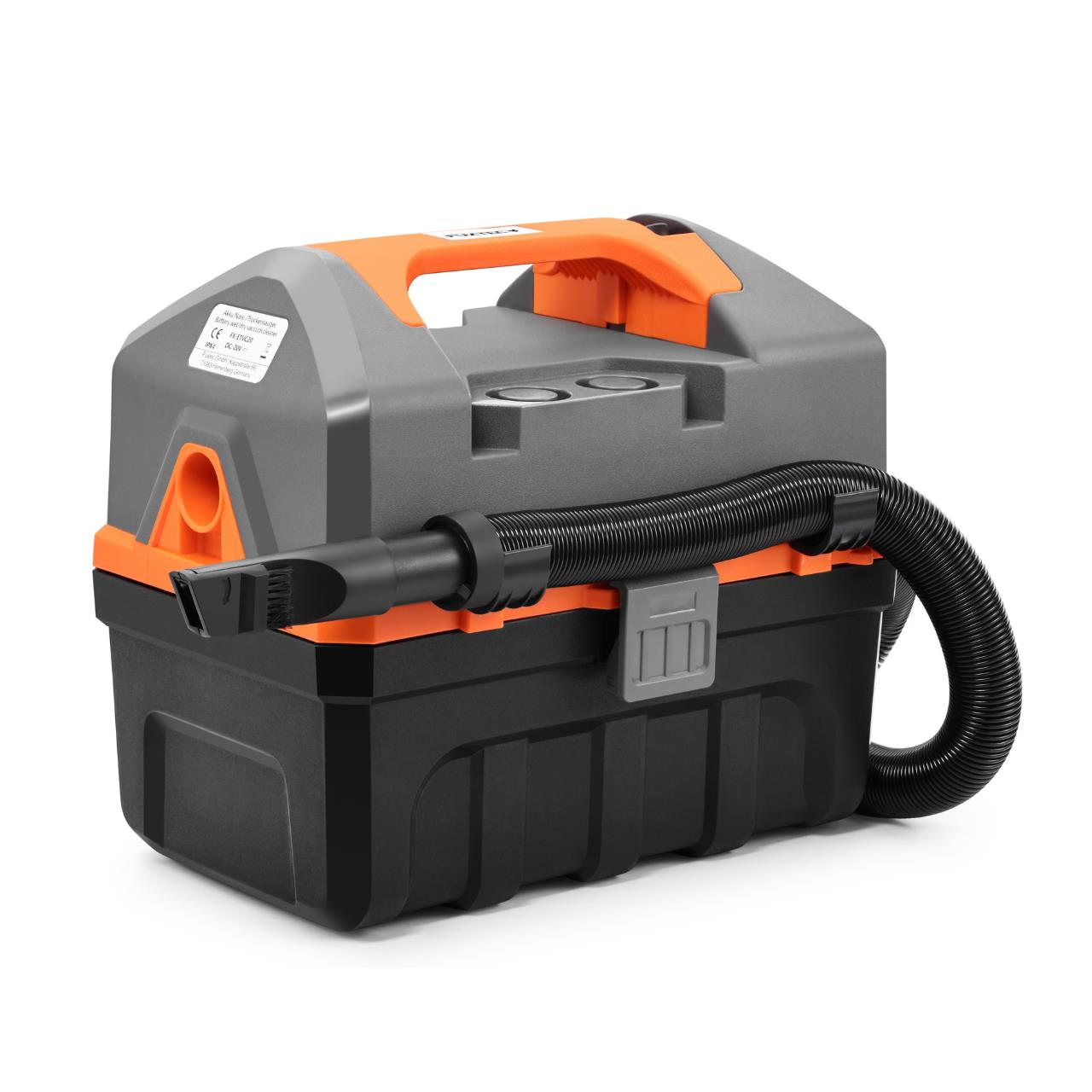 B-WARE FUXTEC Akku Nass-/Trockensauger ohne Akku, ohne Ladegerät FX-E1VC20