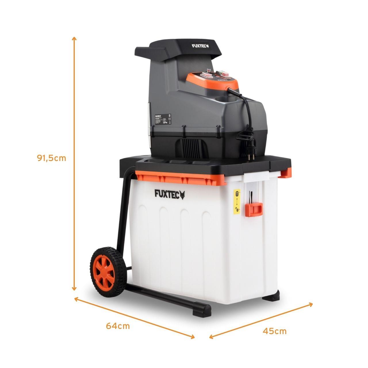 B-WARE FUXTEC Elektro Gartenhäcksler FX-EGH2800B