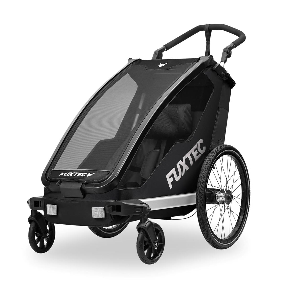 V: B-Ware FUXTEC Fahrradanhänger 1-Sitzer FX-FA1S