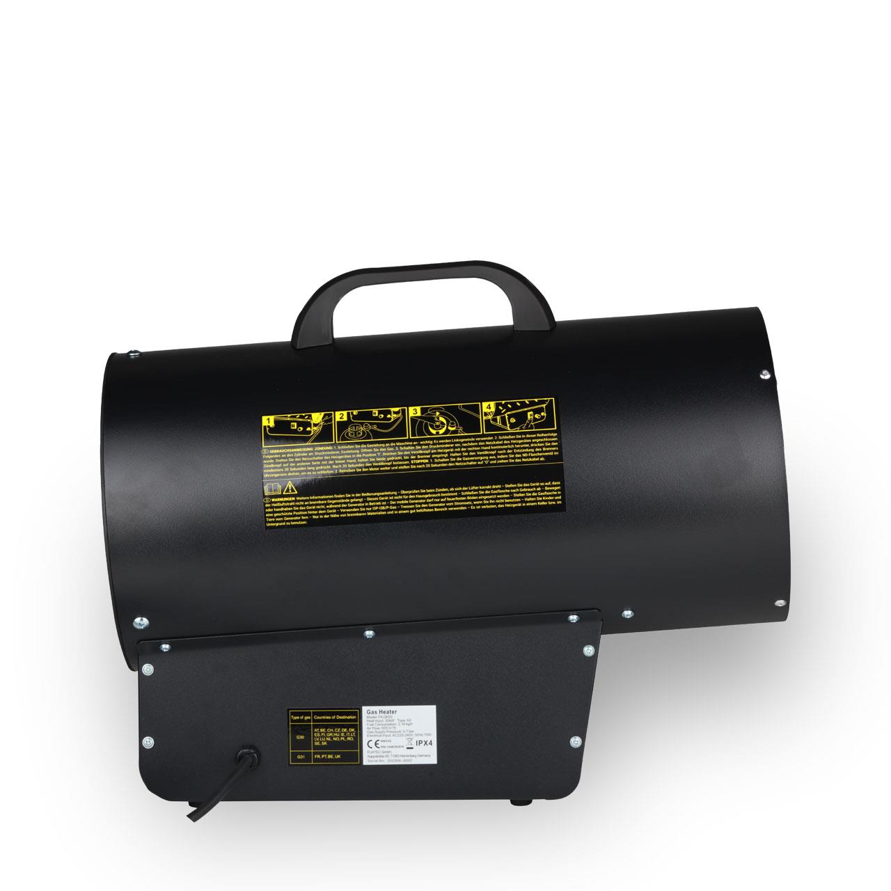 B-WARE FUXTEC Gasheizer GH33 - starke 30kW Heizleistung