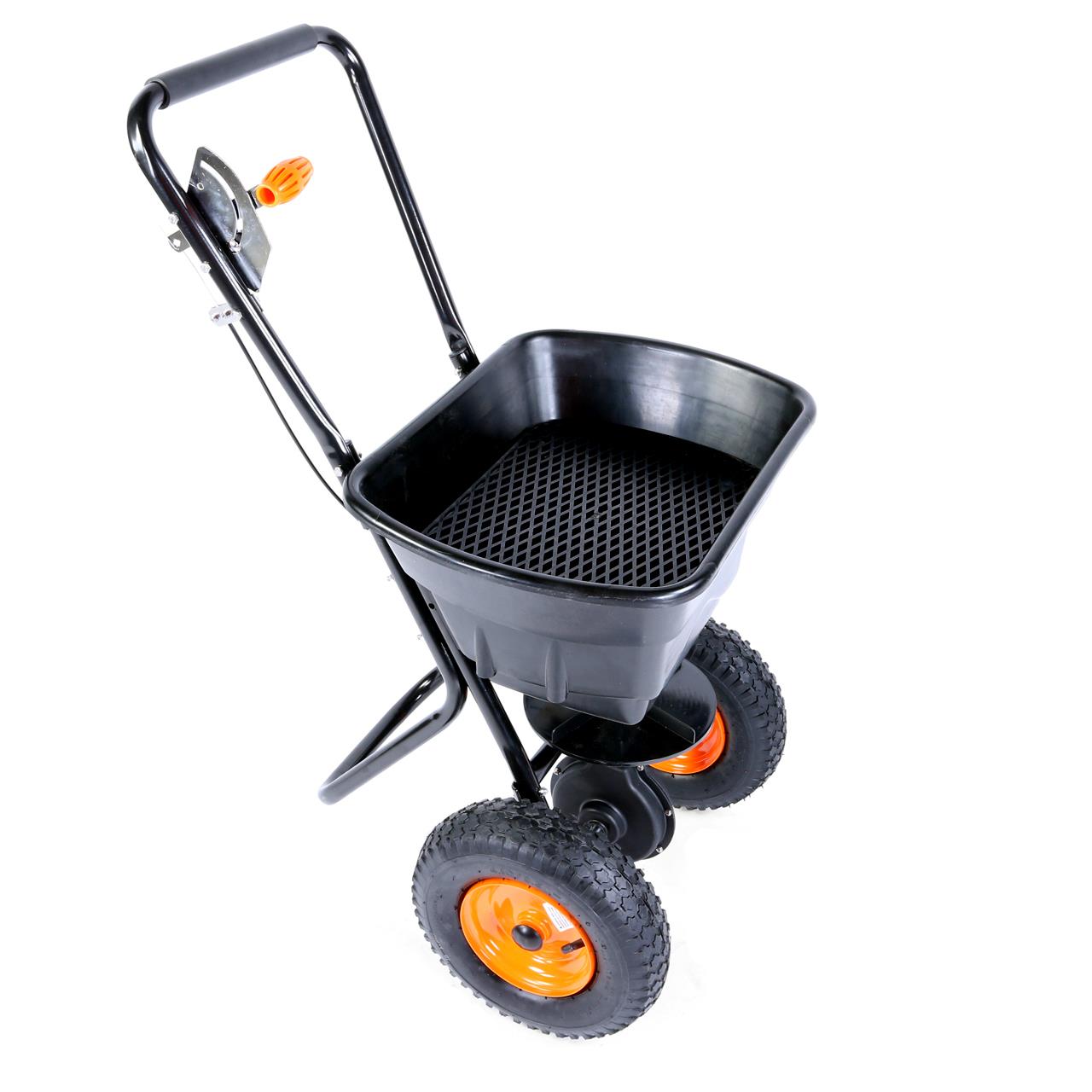 Bild 1 B-WARE FUXTEC FX-GS36 Salzstreuer Streuwagen Saatgutstreuer