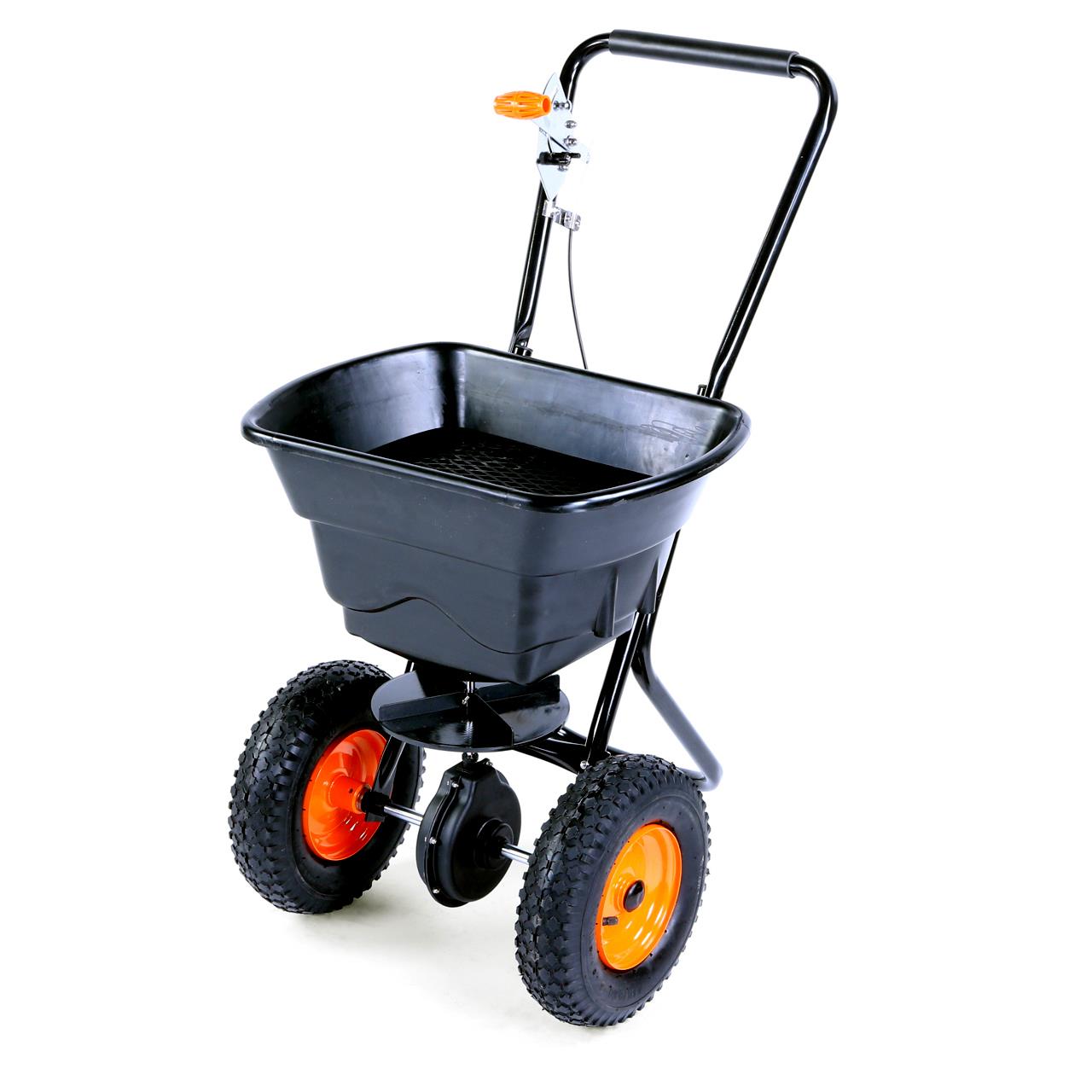 Bild 1 B-WARE FUXTEC FX-GS36 Salzstreuer Streuwagen Saatgutstreuer