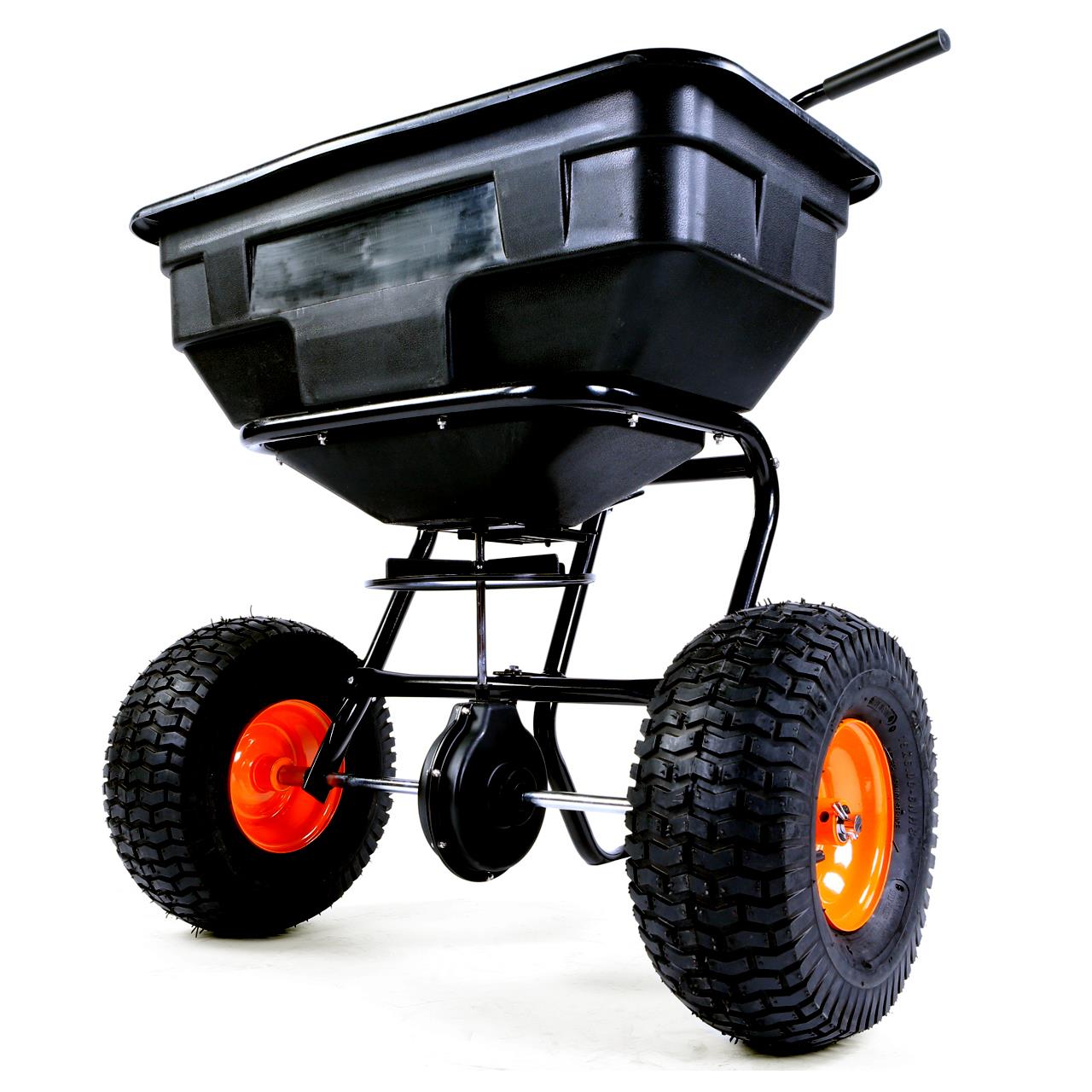 Bild 1 B-WARE FUXTEC FX-GS56 Salzstreuer Streuwagen Saatgutstreuer