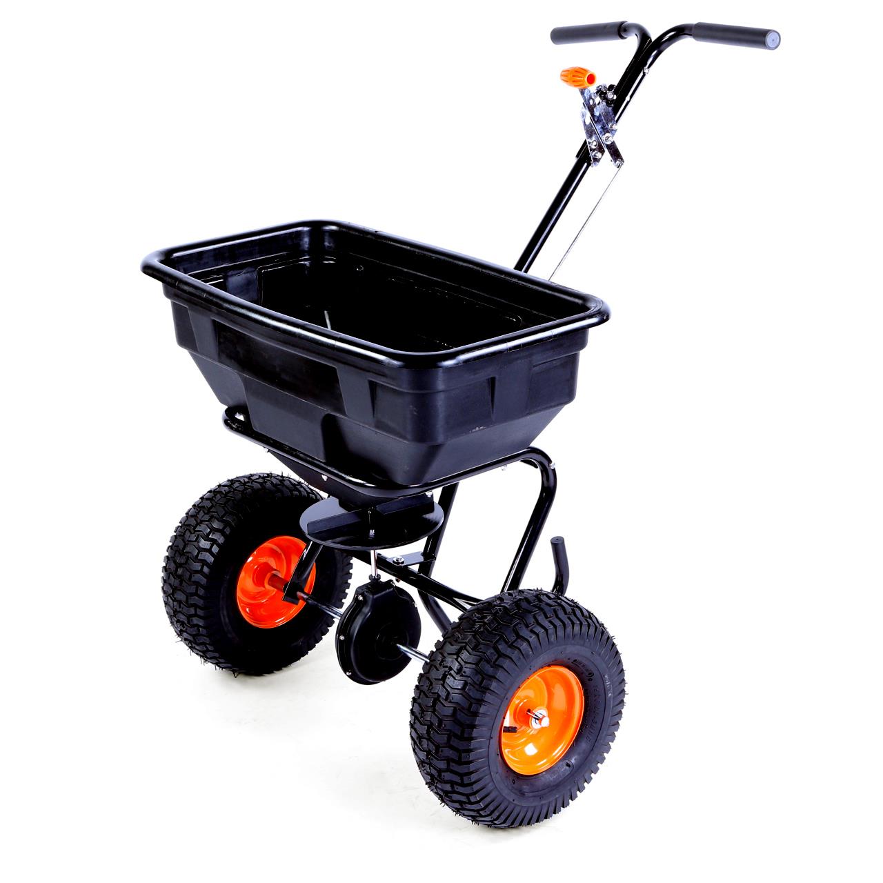 Bild 1 B-WARE FUXTEC FX-GS56 Salzstreuer Streuwagen Saatgutstreuer