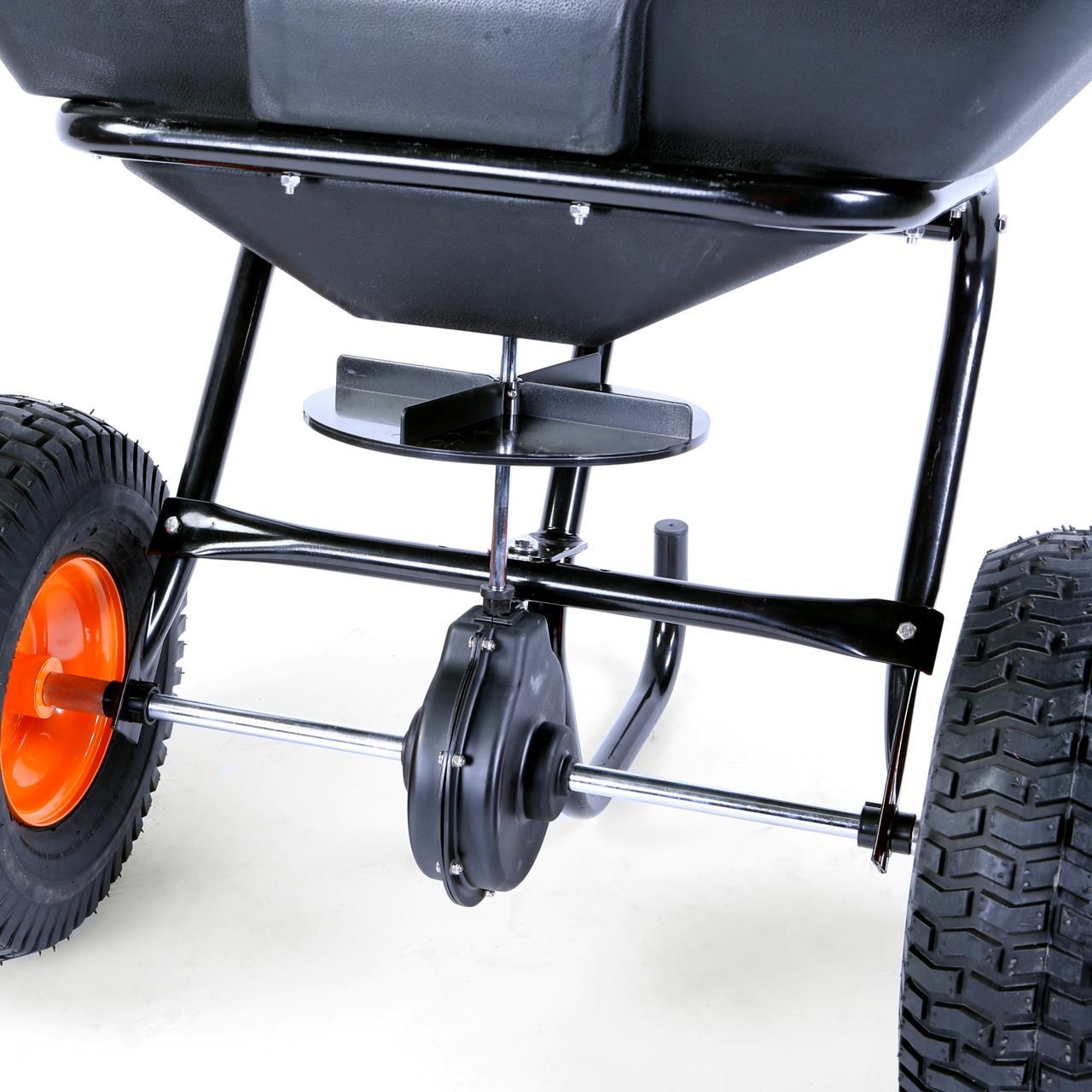 Bild 1 B-WARE FUXTEC FX-GS56 Salzstreuer Streuwagen Saatgutstreuer