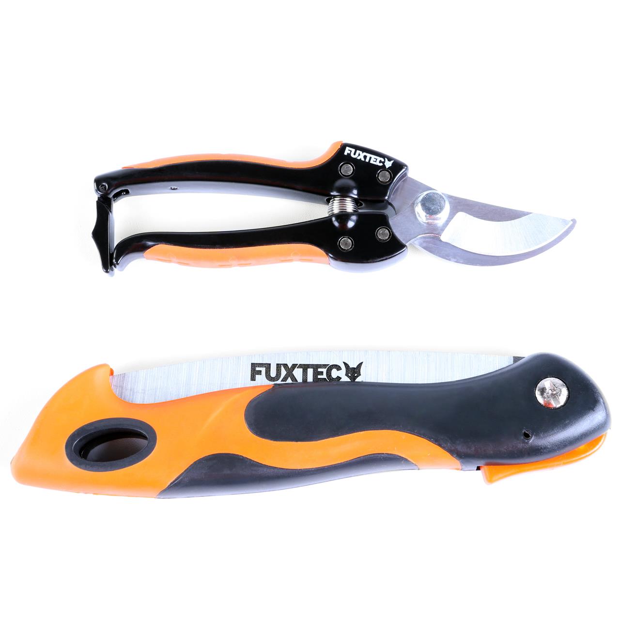 B-WARE FUXTEC Gartenschere 2er Set  - Rebschere & Klappsäge