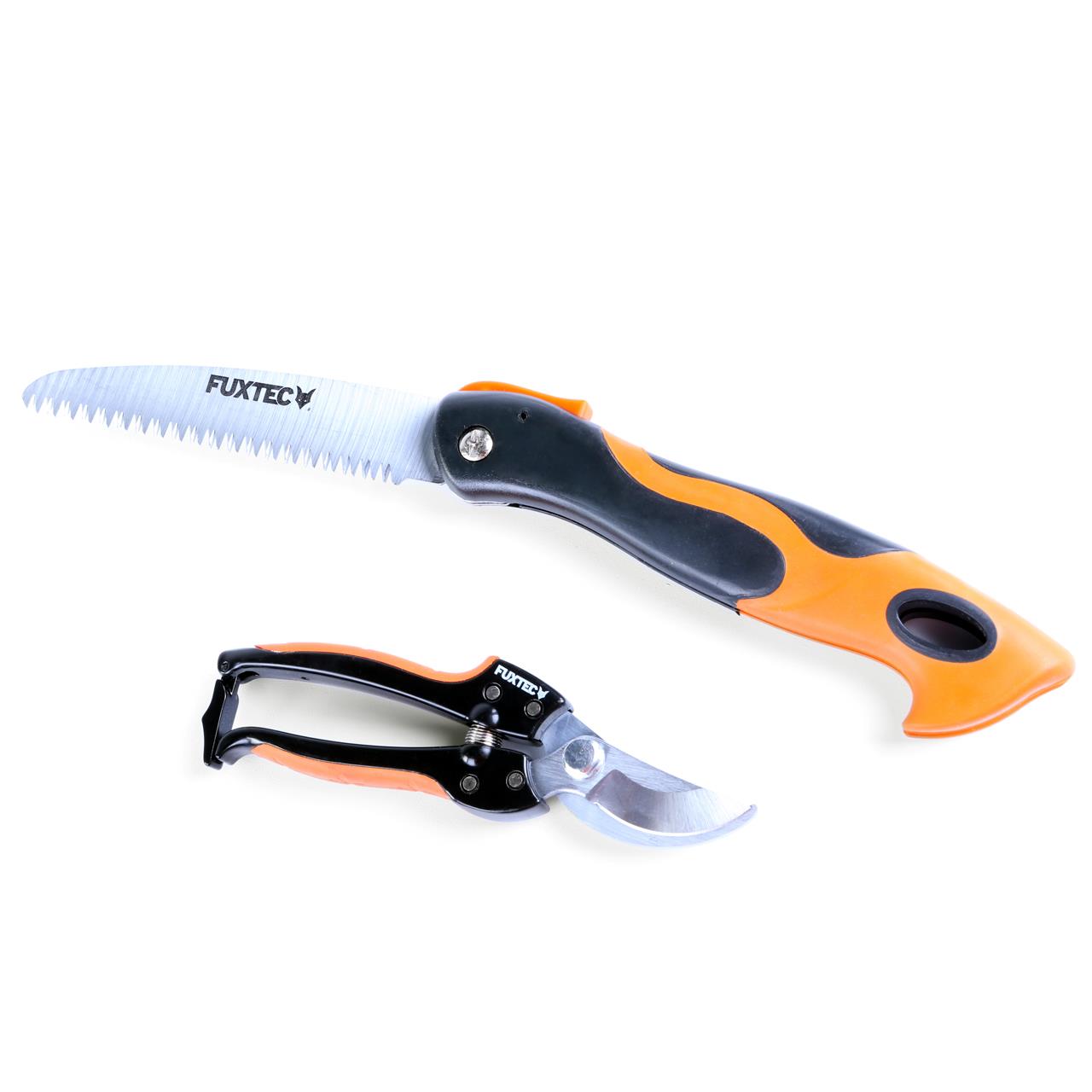 B-WARE FUXTEC Gartenschere 2er Set  - Rebschere & Klappsäge