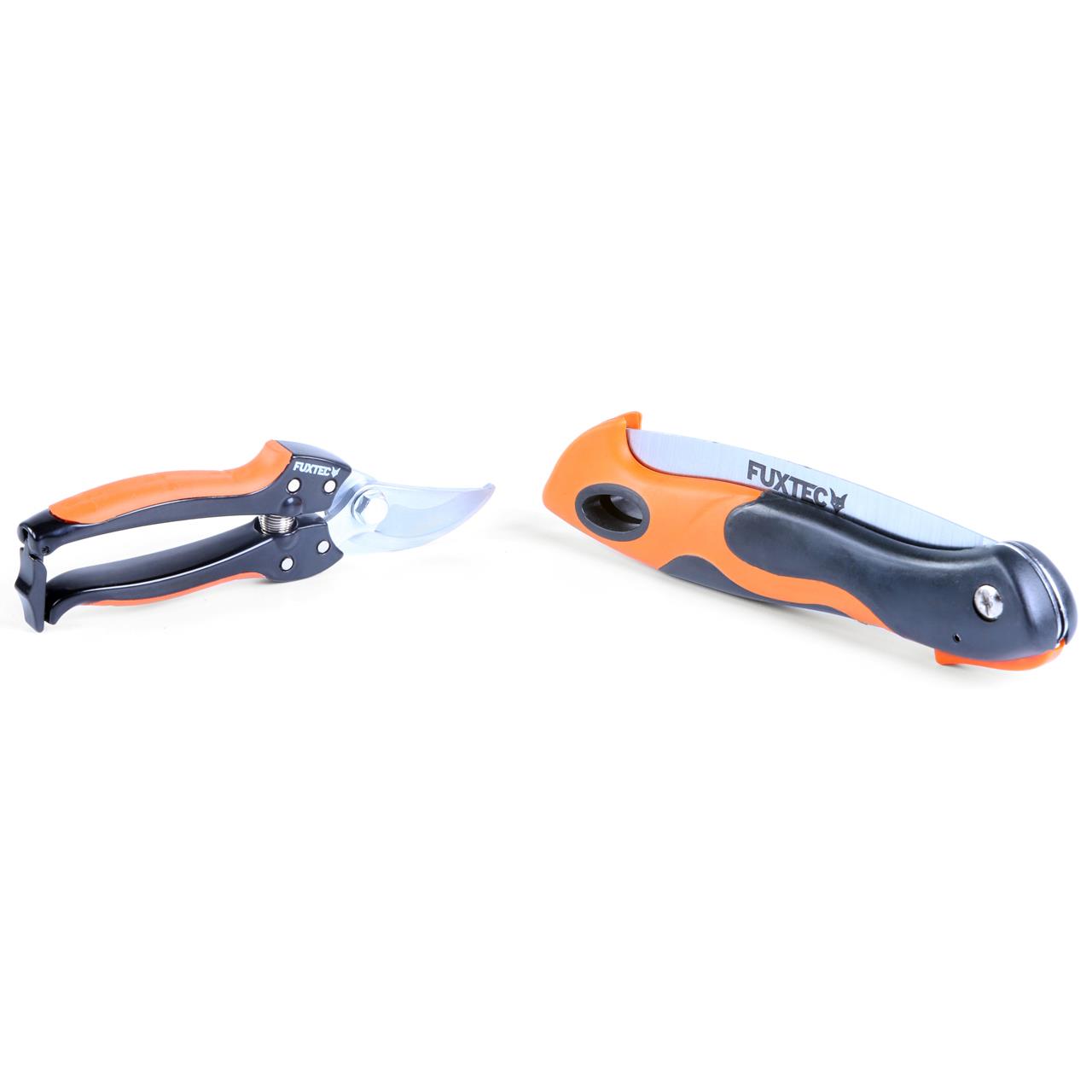 B-WARE FUXTEC Gartenschere 2er Set  - Rebschere & Klappsäge