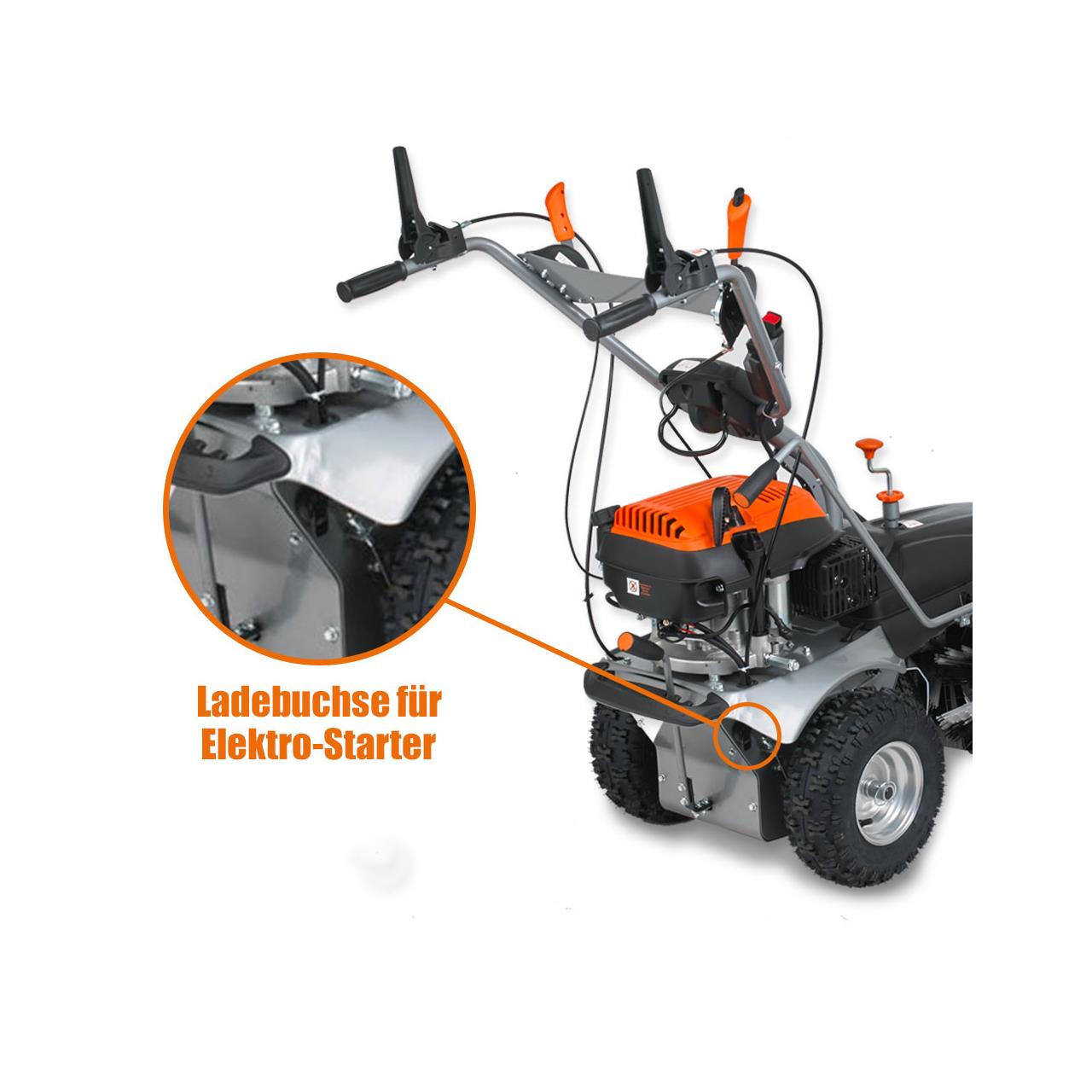 B-WARE FUXTEC Benzin Kehrmaschine FX-KM1196