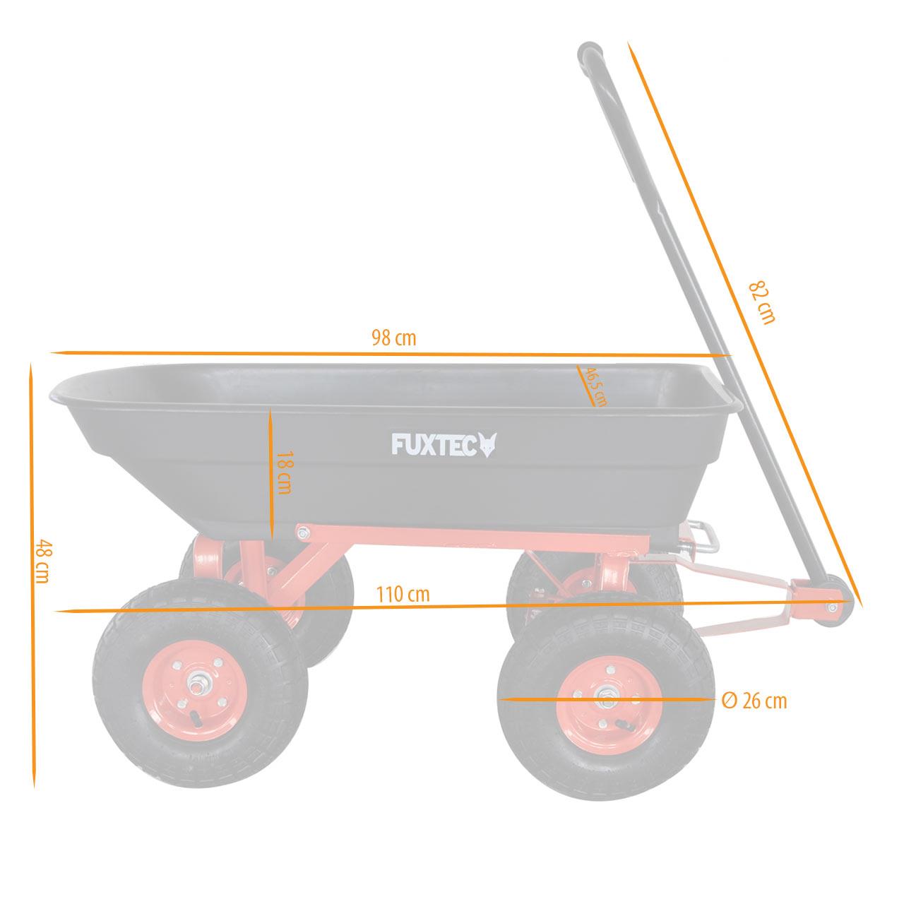 Bild 1 B-WARE FUXTEC Kippwagen FX-KW2175