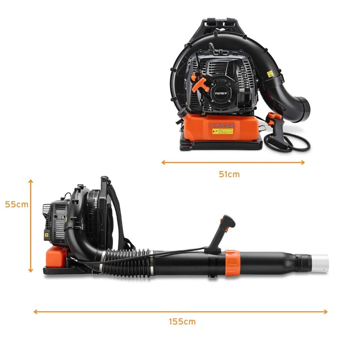 Bild 1 B-WARE FUXTEC Benzin Laubbläser FX-LBP185TPRO rückentragbar