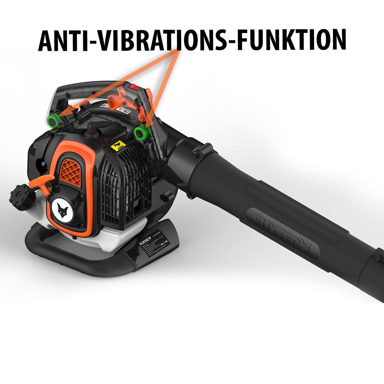 B-WARE FUXTEC FX-LBS126P 3in1 Profi Laubsauger/Laubbläser & Laubhäcksler