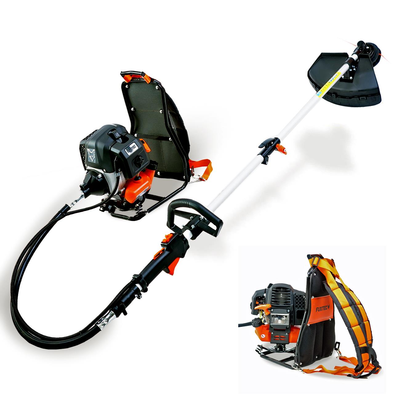 Bild 1 B-WARE FX-MS152T rückentragbare Benzin Motorsense Multitool 2in1