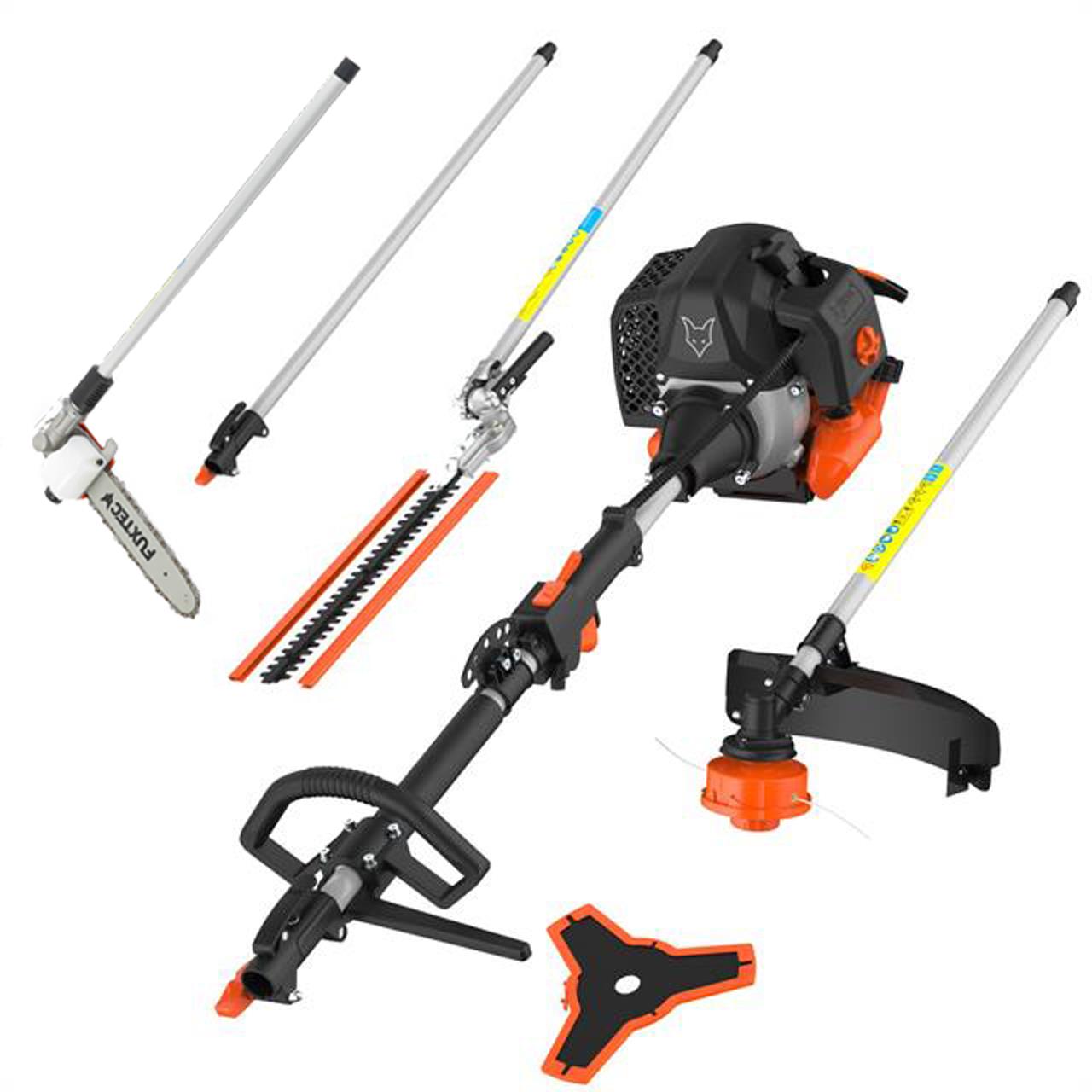 B-WARE FUXTEC FX-MT252ER Multitool 5in1 Benzin Motorsense mit verstellbarem Hochentaster