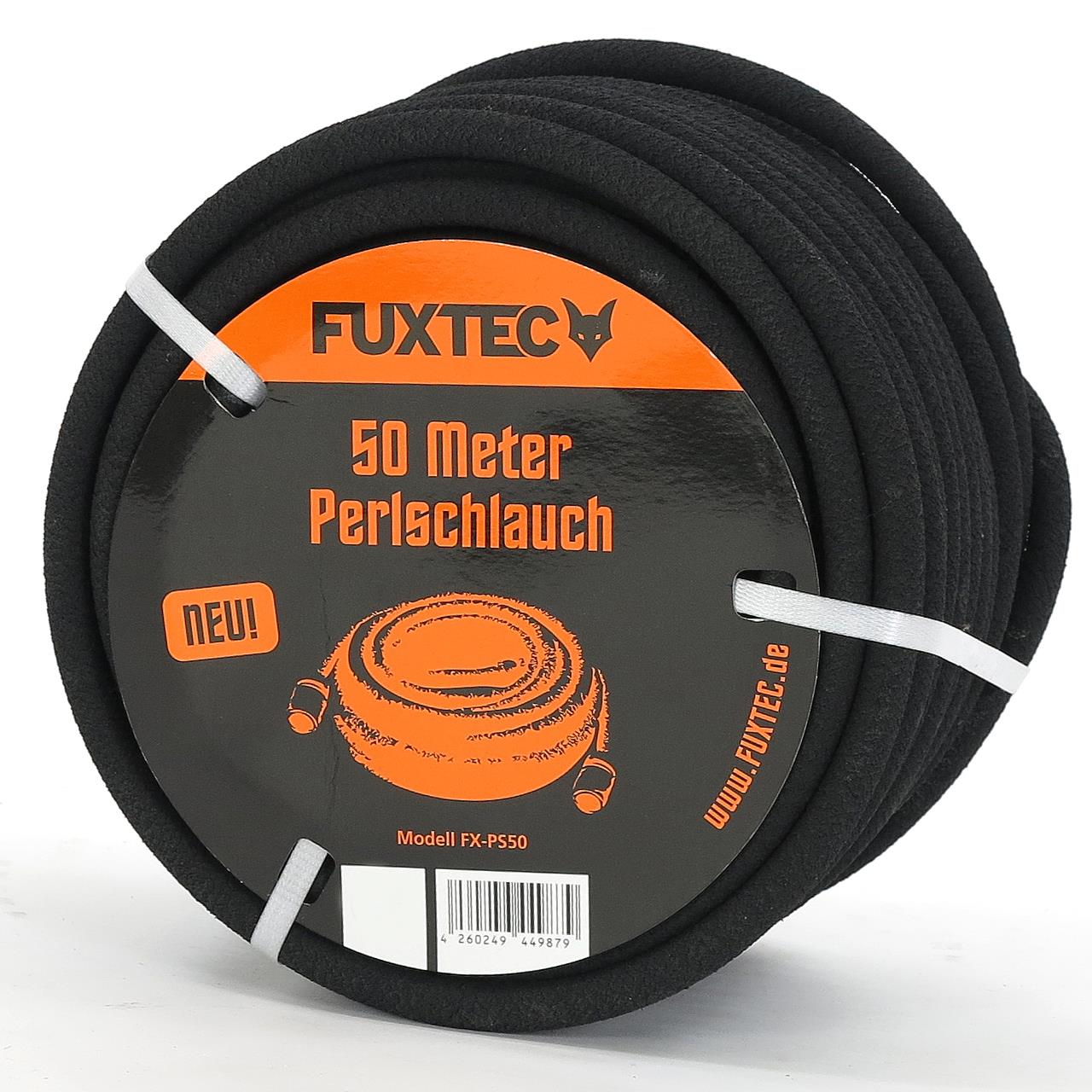 B-Ware FUXTEC 15m/30m/50m Perlschlauch mit großem Zubehör Set