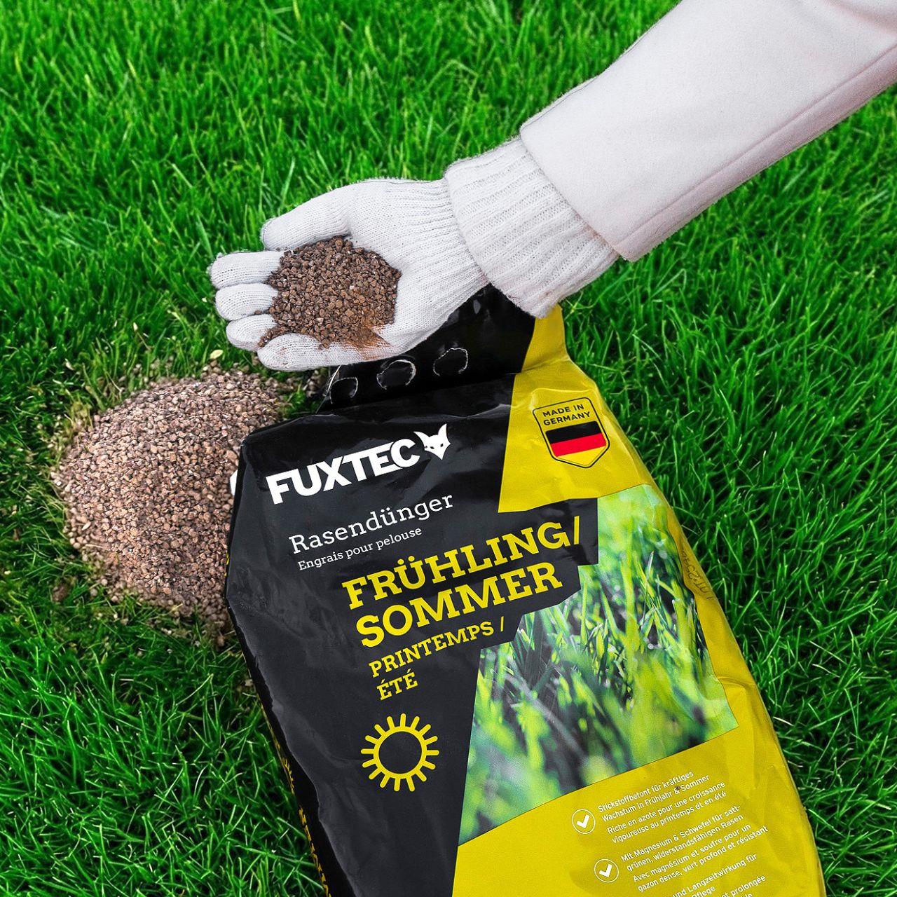 FUXTEC Rasendünger Frühjahr/Sommer FX-RDFS20 20kg für 1000qm