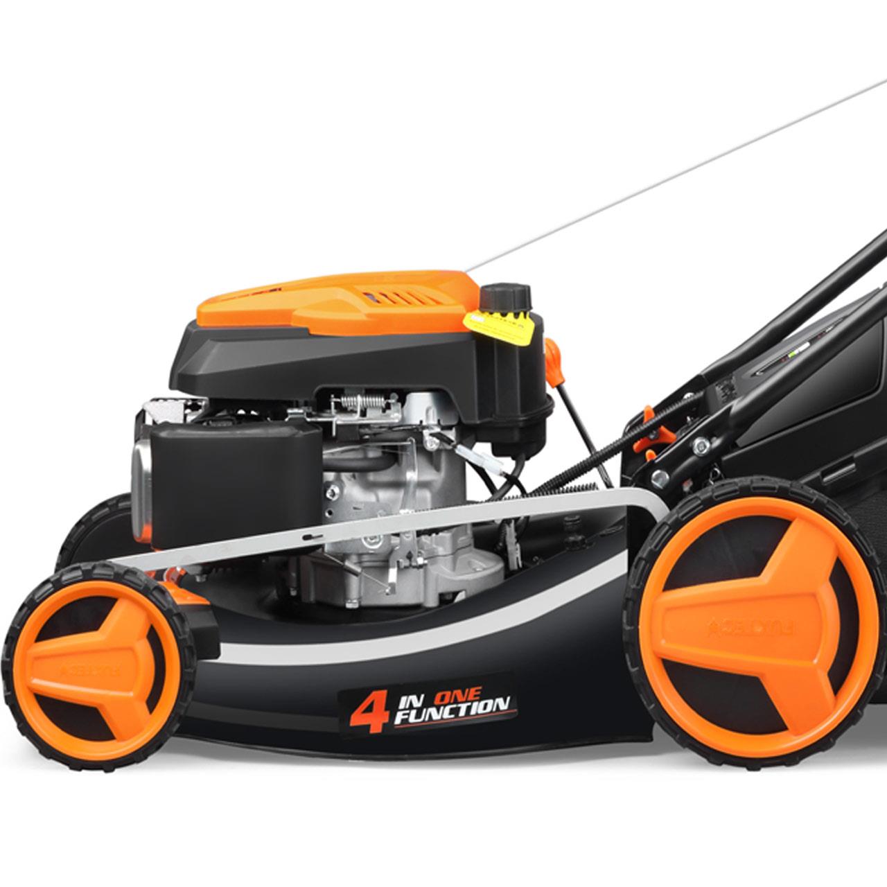 Bild 1 B-WARE Benzin Rasenmäher E-Start  FX-RM5196eS mit zipgo®