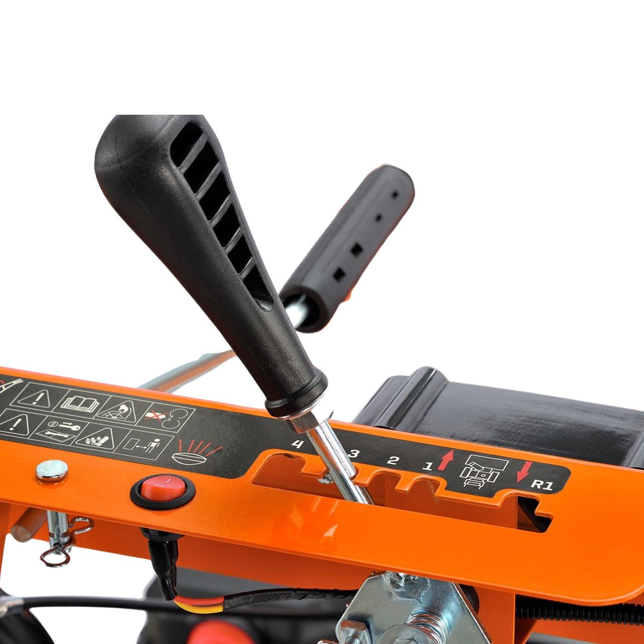 B-WARE FUXTEC Benzin Schneefräse FX-SF2196 mit E-Start