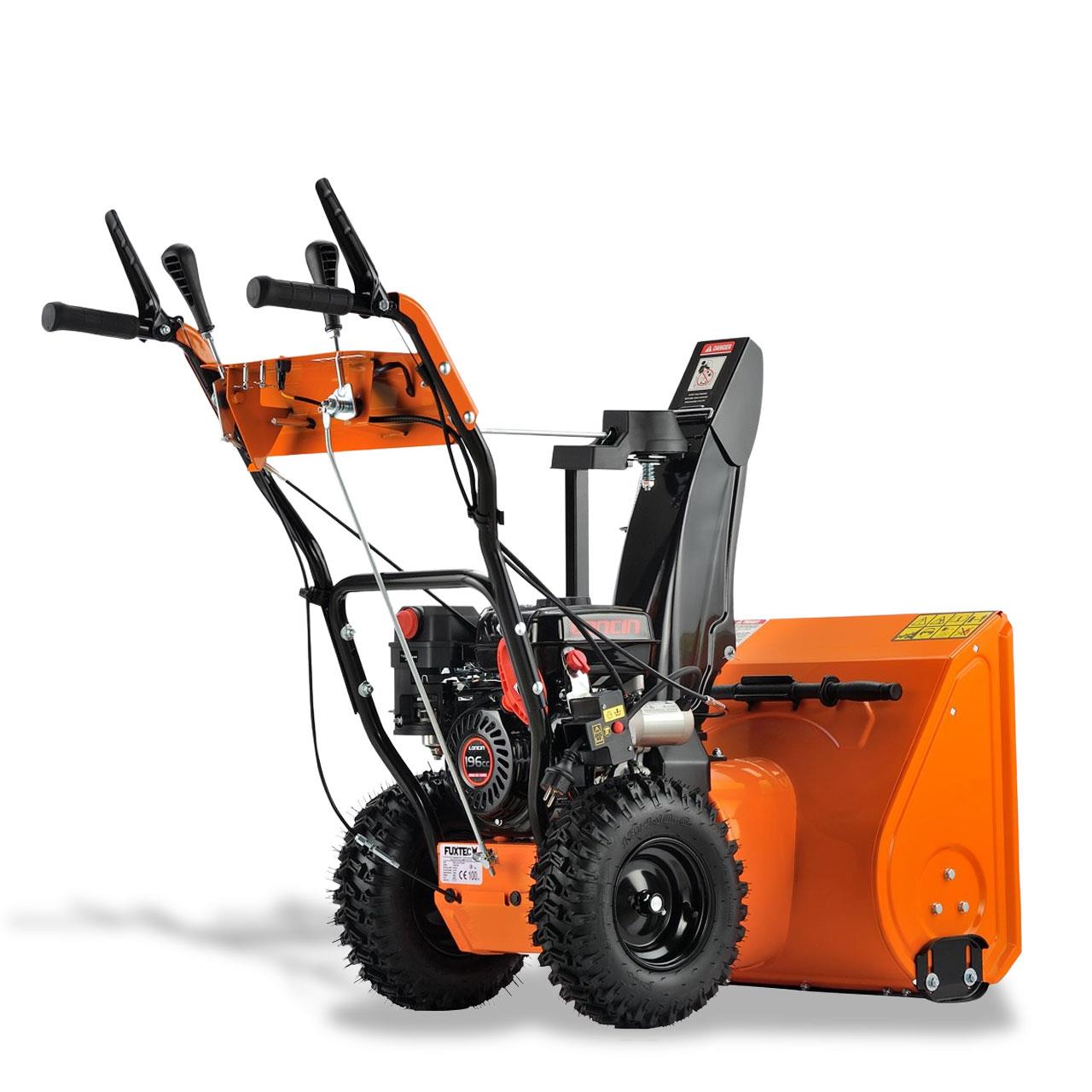 B-WARE FUXTEC Benzin Schneefräse FX-SF2196 mit E-Start