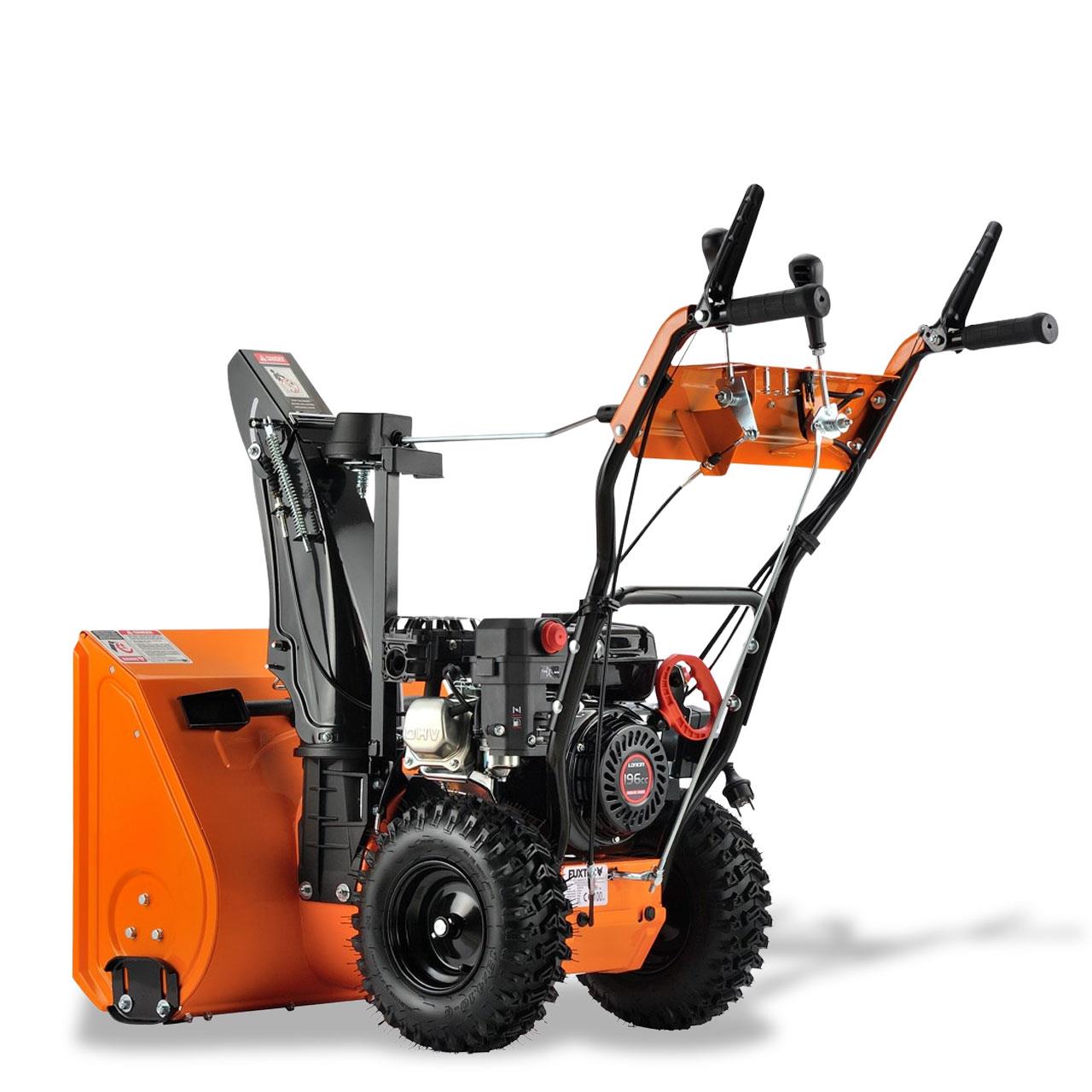 B-WARE FUXTEC Benzin Schneefräse FX-SF2196 mit E-Start