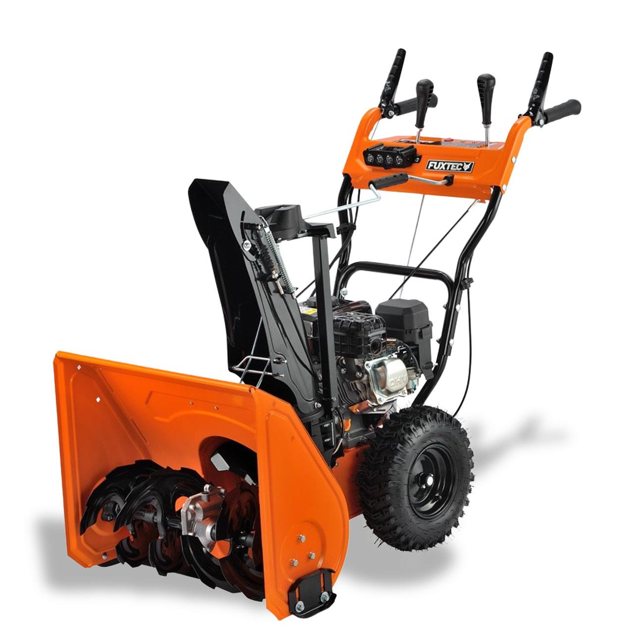 B-WARE FUXTEC Benzin Schneefräse FX-SF2196 mit E-Start