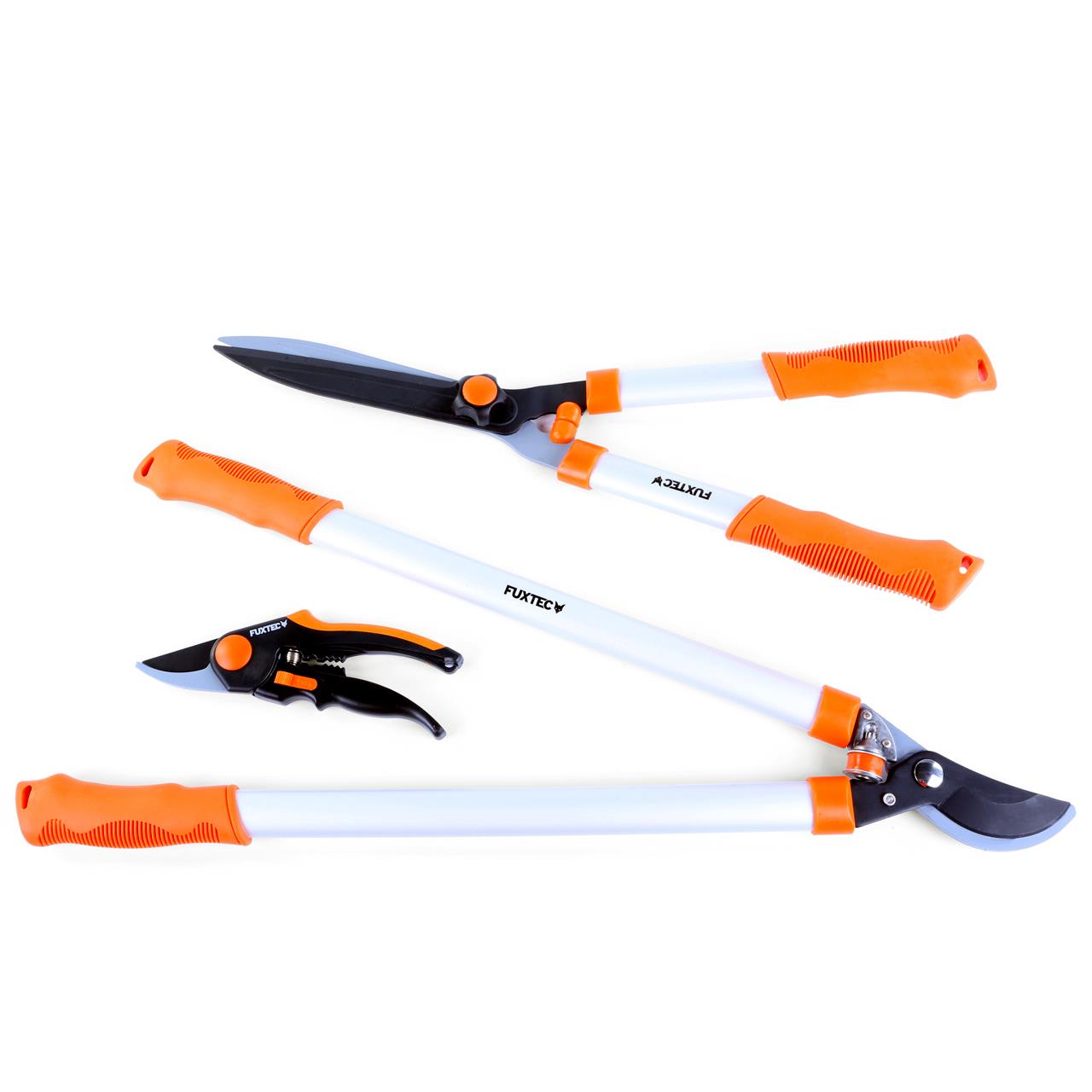 B-WARE FUXTEC Gartenscheren Premium 3er Set