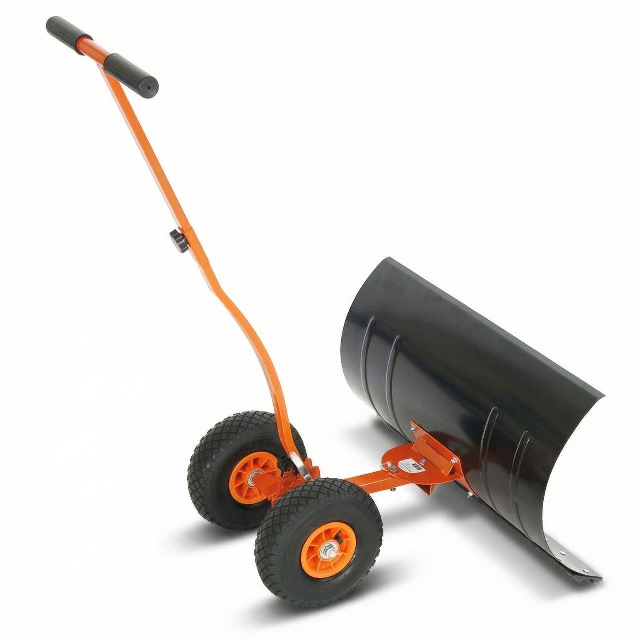 B-WARE FUXTEC Schneeschaufel mit Räder Schneeschieber