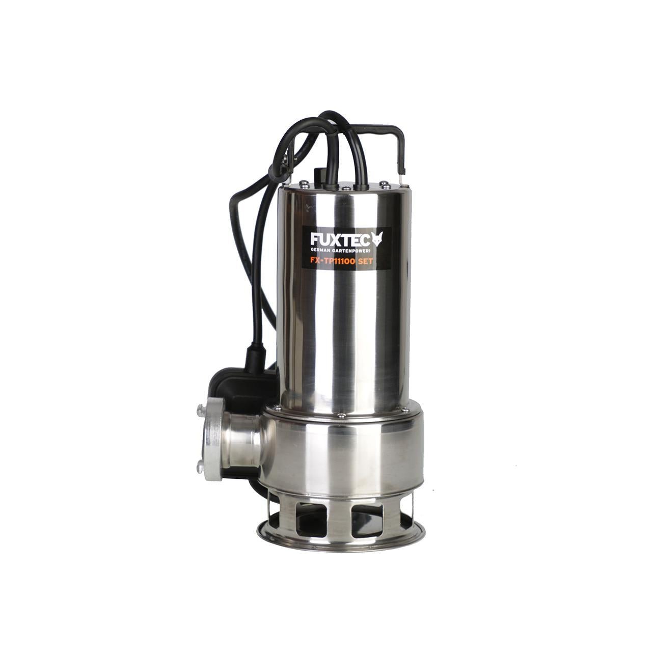 B-Ware FUXTEC Tauchpumpe - Schmutzwasserpumpe FX-TP11000 INOX (Edelstahl) - 1100 Watt