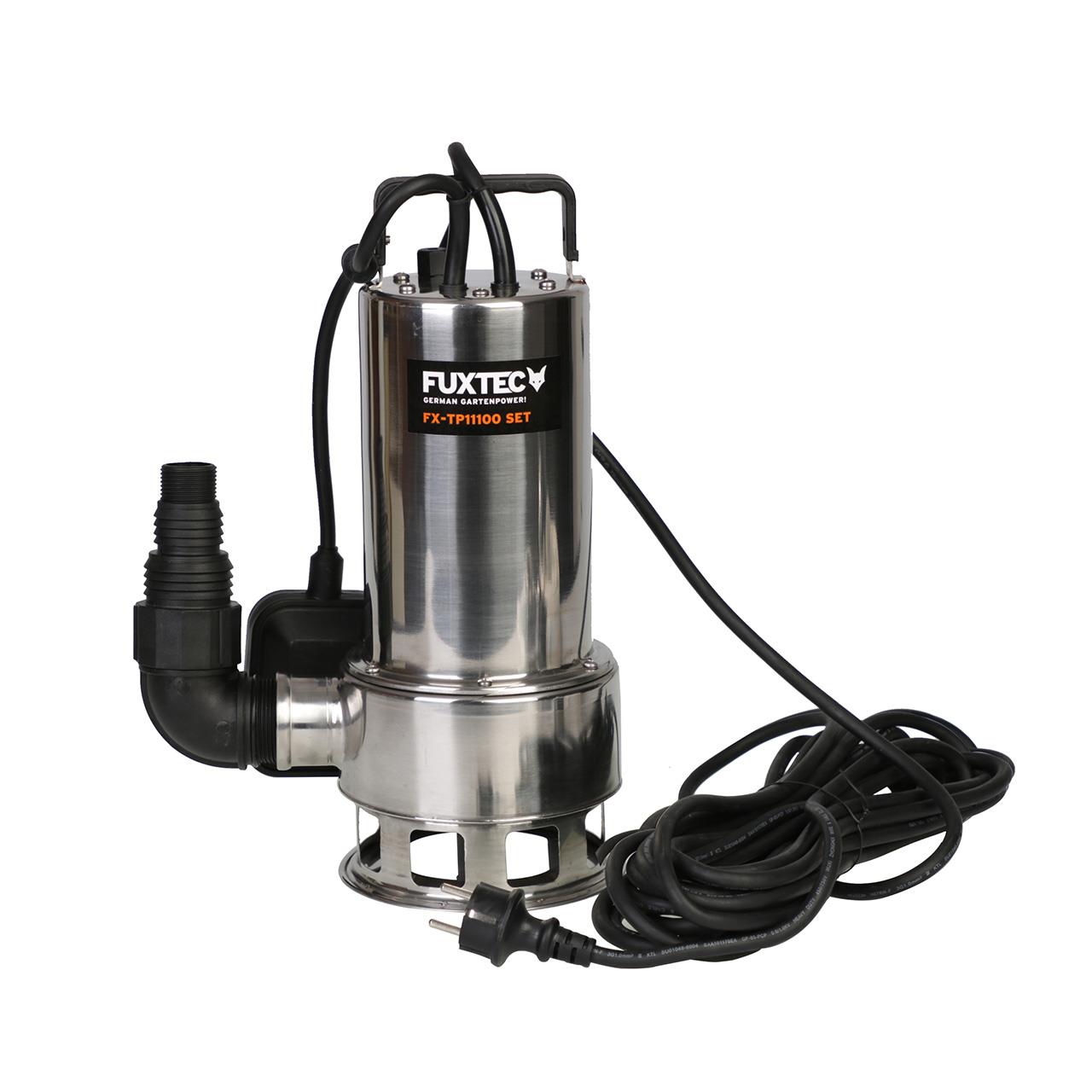 B-WARE FUXTEC Tauchpumpe - Schmutzwasserpumpe FX-TP11000 INOX (Edelstahl) - 1100 Watt