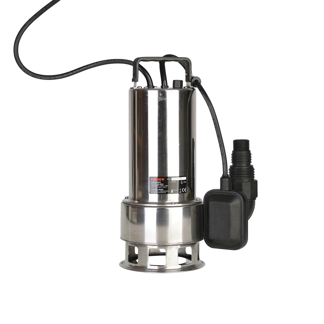 B-WARE FUXTEC Tauchpumpe - Schmutzwasserpumpe FX-TP11000 INOX (Edelstahl) - 1100 Watt