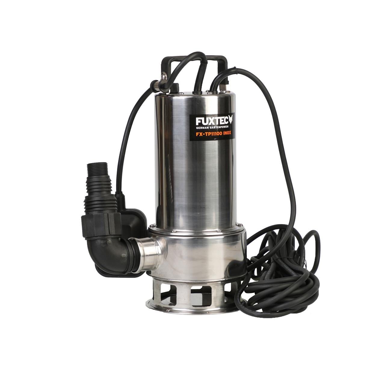 B-Ware FUXTEC Tauchpumpe - Schmutzwasserpumpe FX-TP11000 INOX (Edelstahl) - 1100 Watt